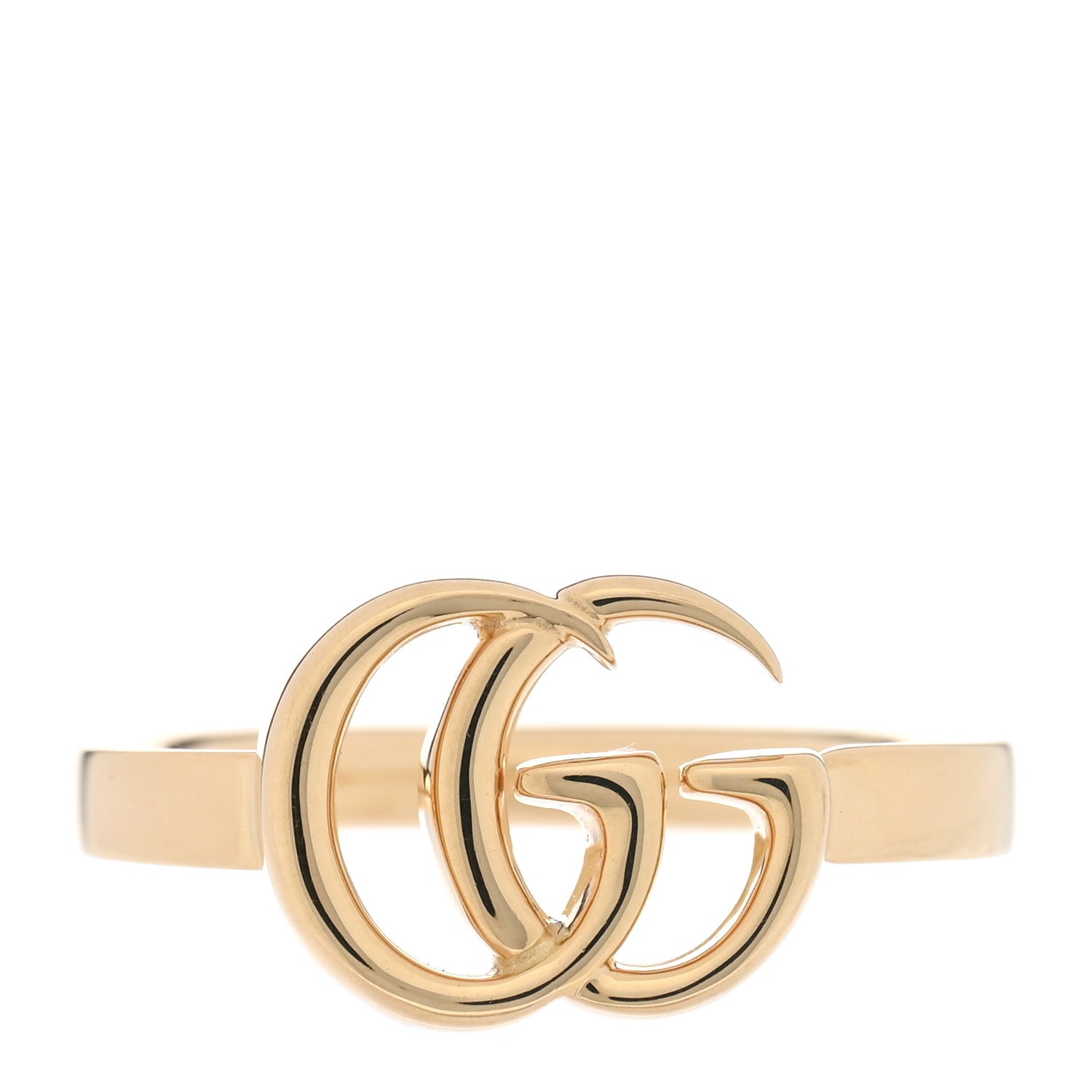 18K Yellow Gold Running GG Ring 56 7.5