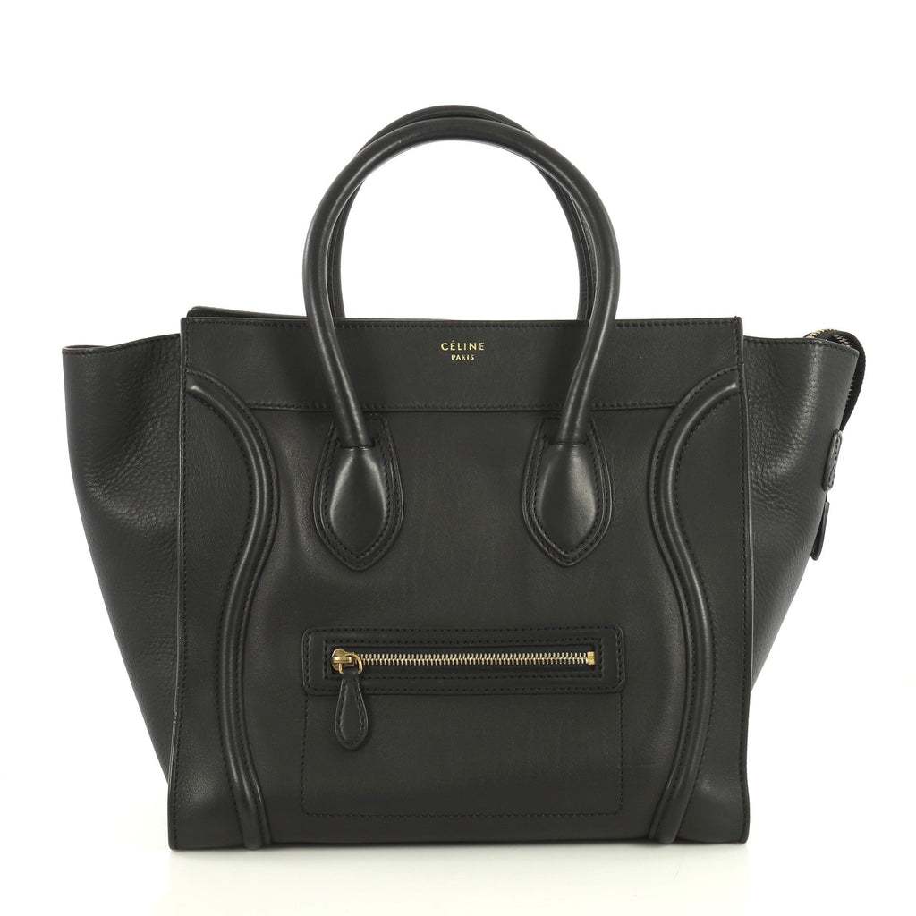 Luggage Handbag Smooth Leather Mini