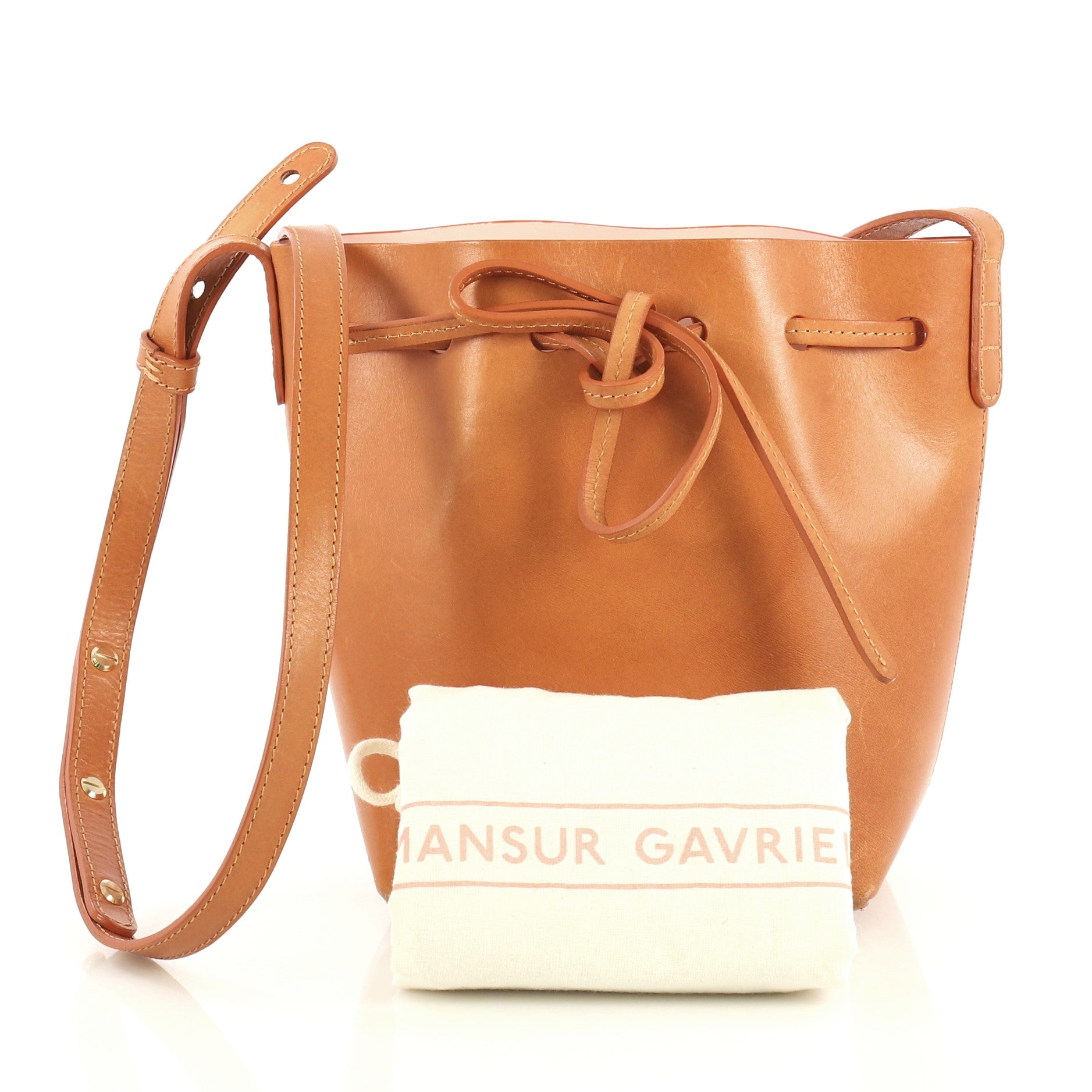 Bucket Bag Leather Mini Mini
