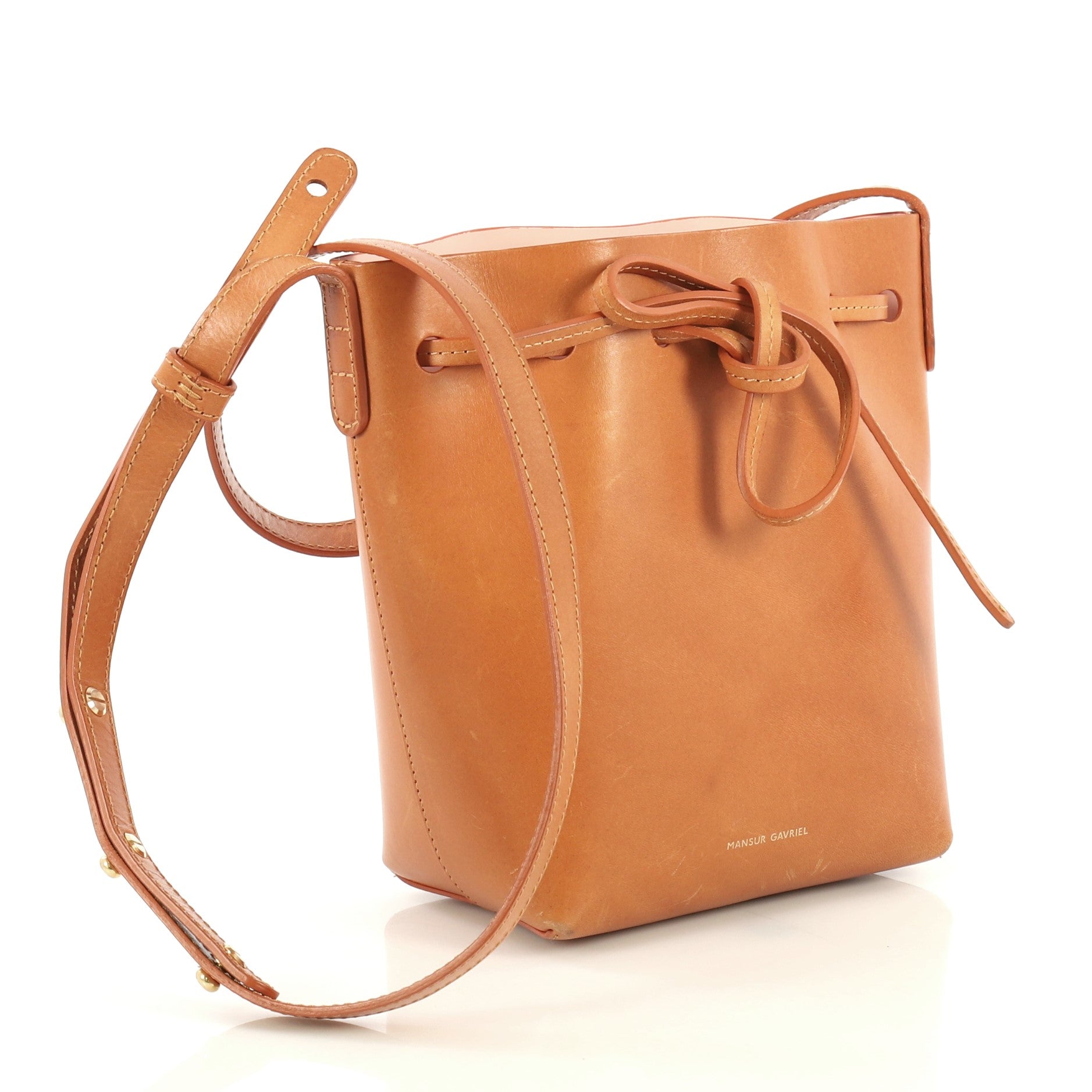Bucket Bag Leather Mini Mini