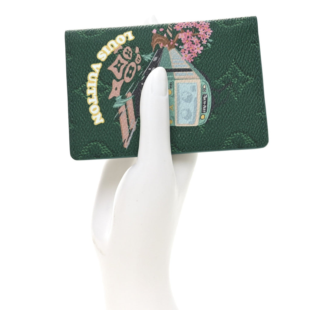 Monogram Paris Tokyo Pocket Organizer Green