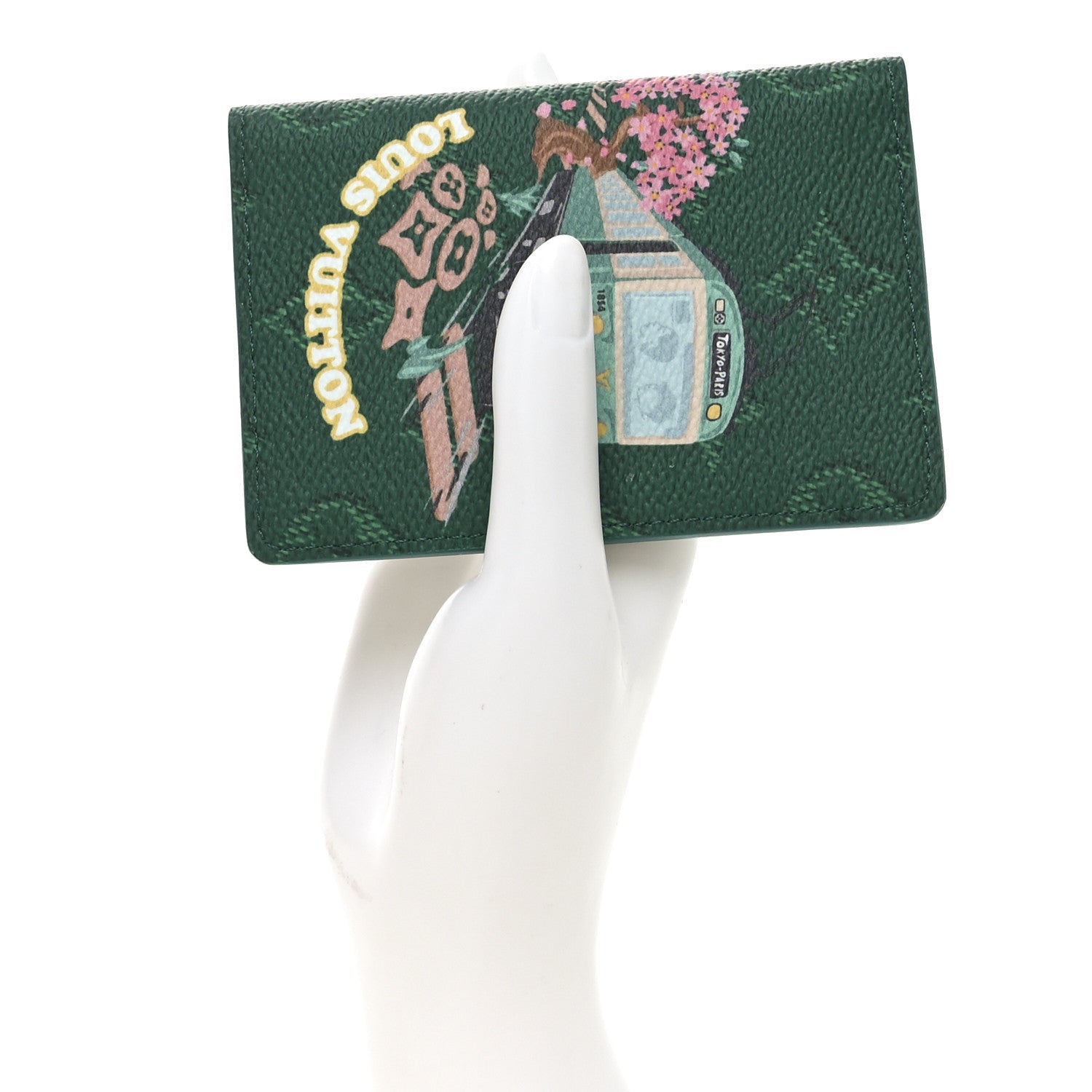 Monogram Paris Tokyo Pocket Organizer Green