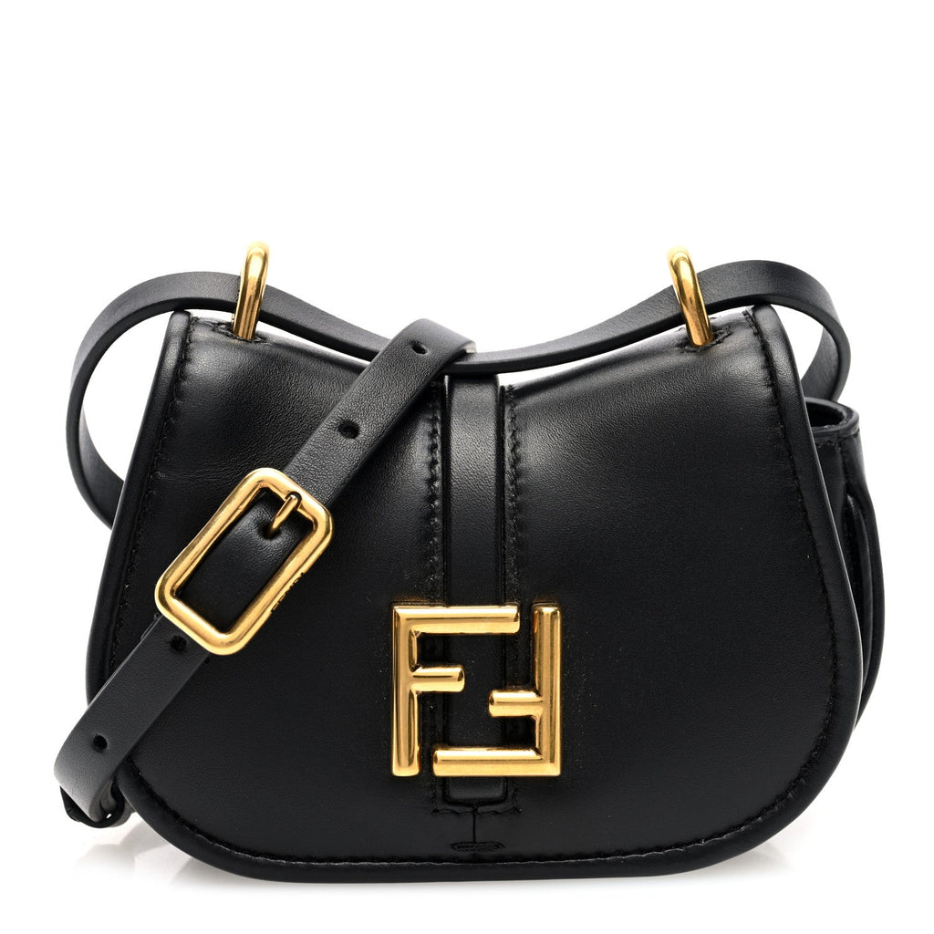 Vitello Brenta Cher Nano Fendi C'mon Black