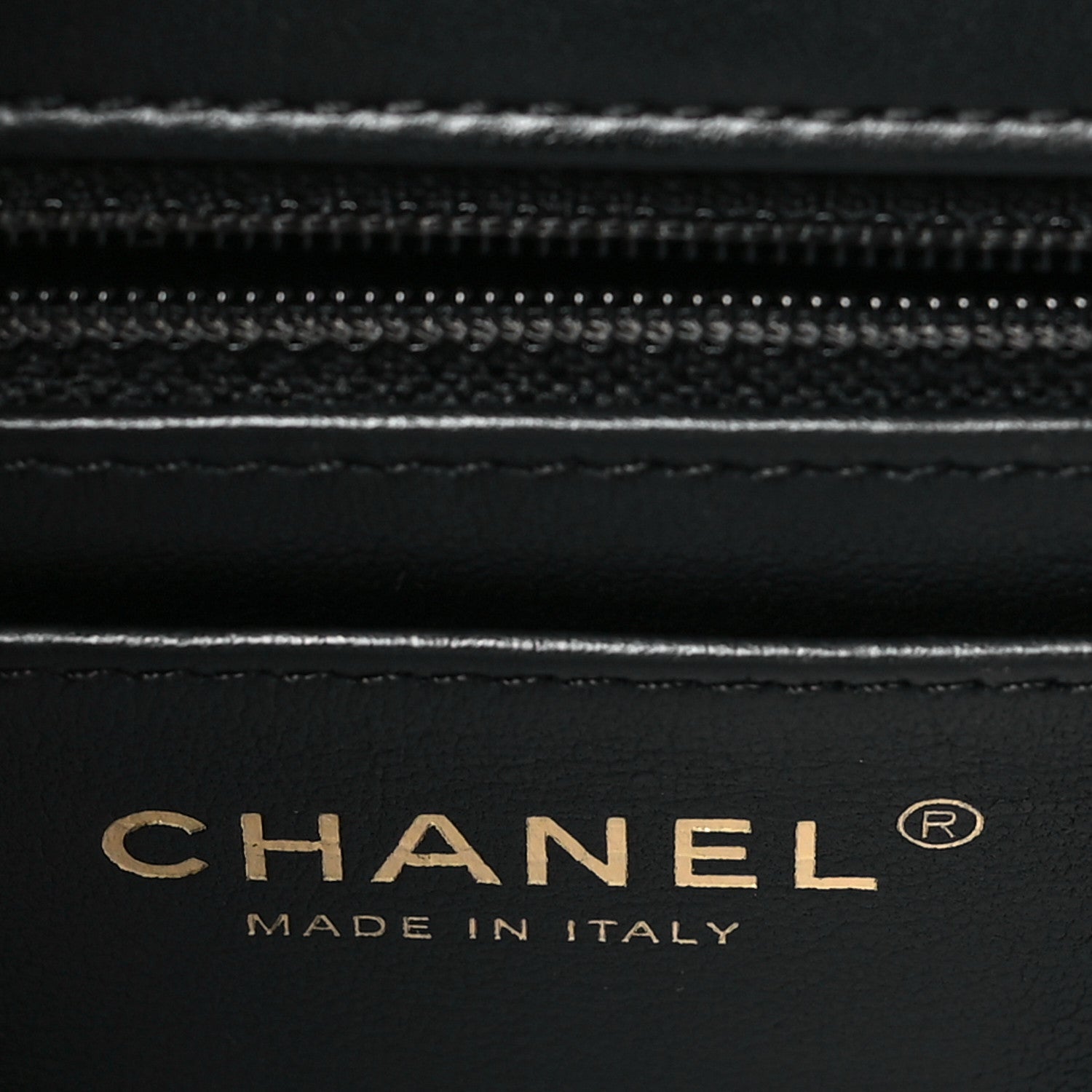 Lambskin Metal Quilted Twist Top Handle Flap With Chain Black