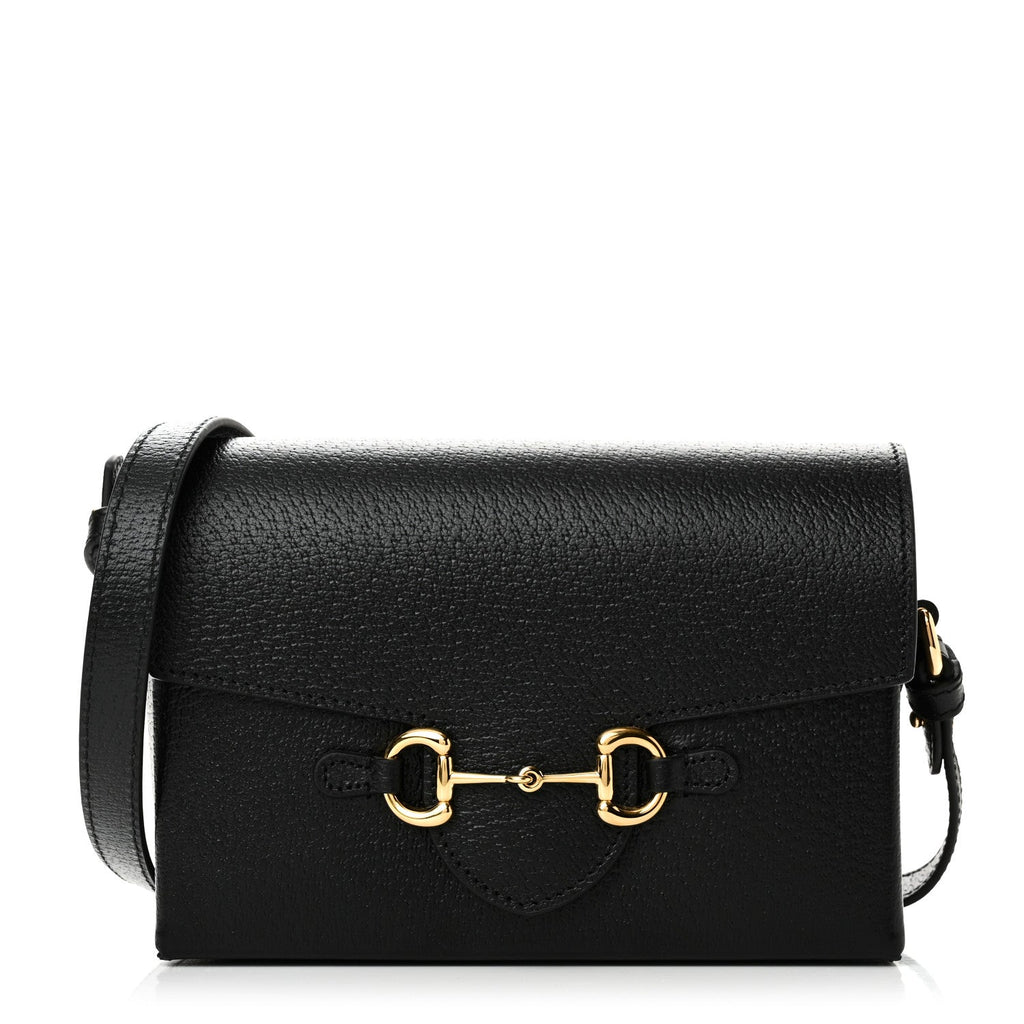 Calfskin Horsebit 1955 Shoulder Bag Black