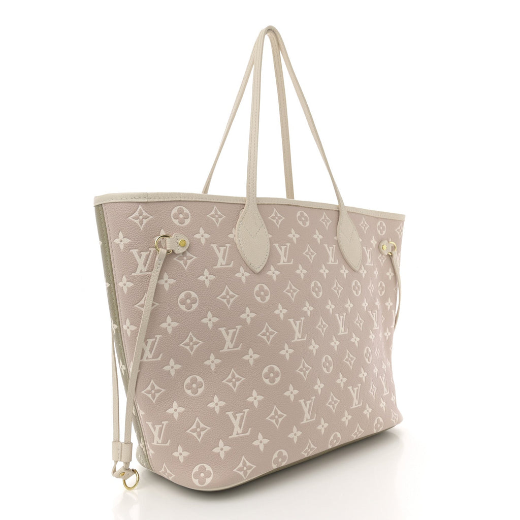 Empreinte Monogram Spring In The City Neverfull MM Kaki Beige Cream