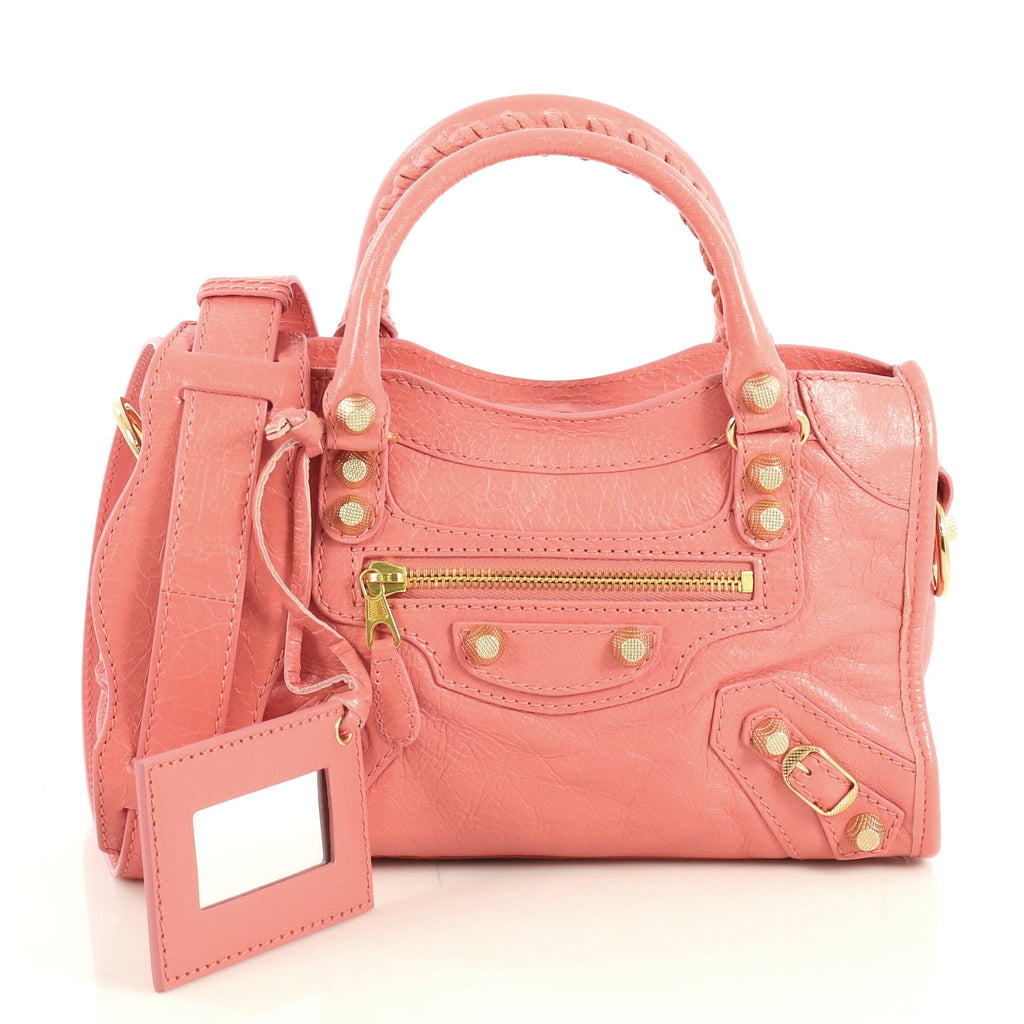 City Giant Studs Bag Leather Mini