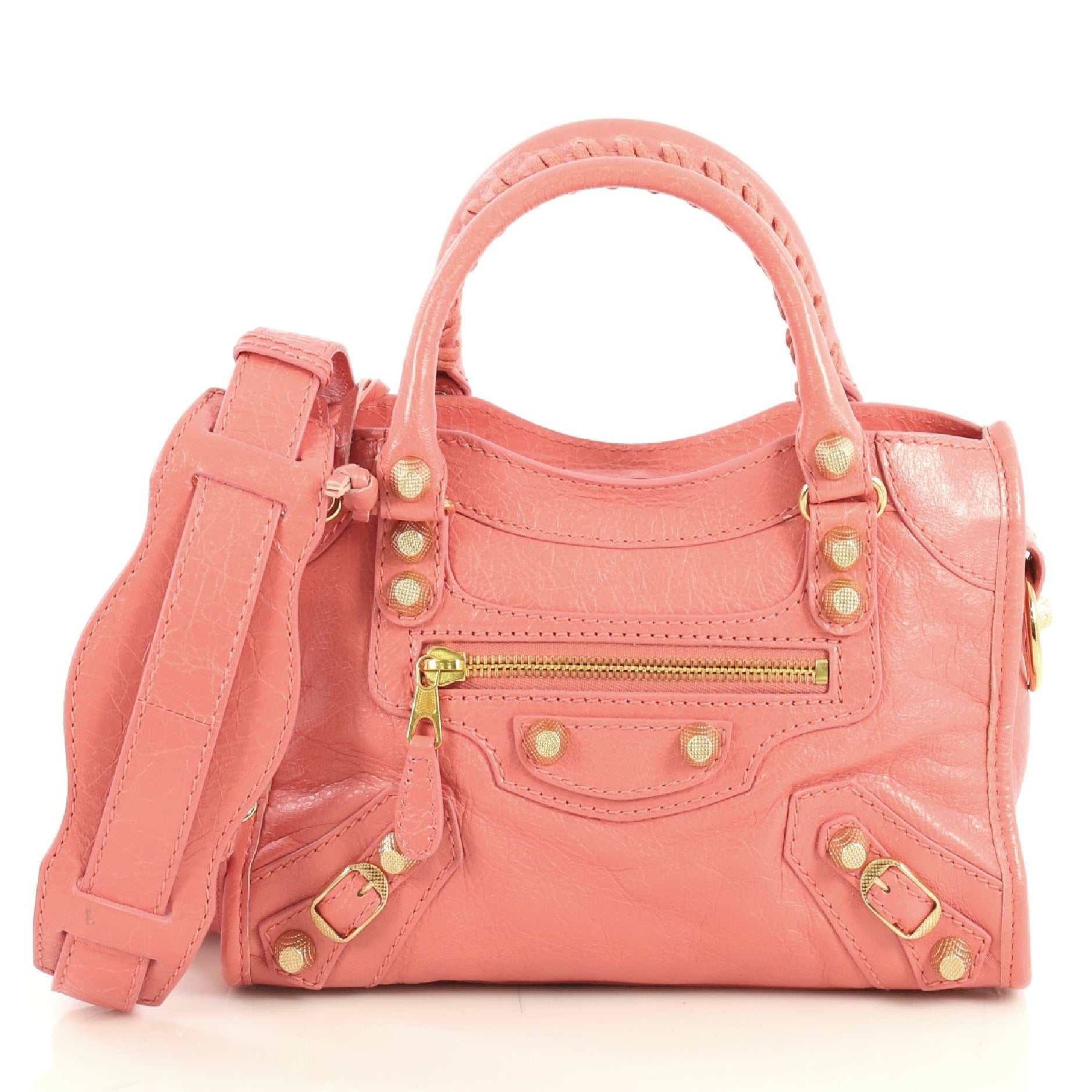 City Giant Studs Bag Leather Mini