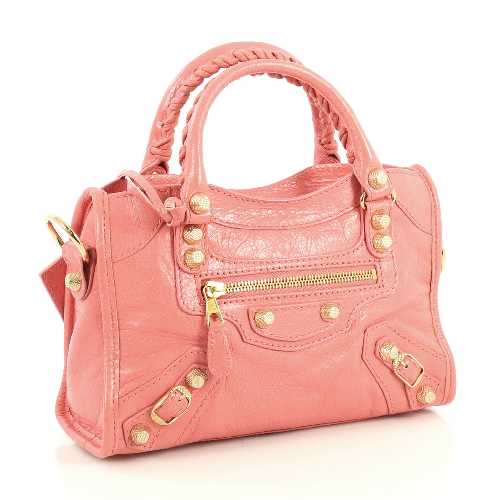 City Giant Studs Bag Leather Mini