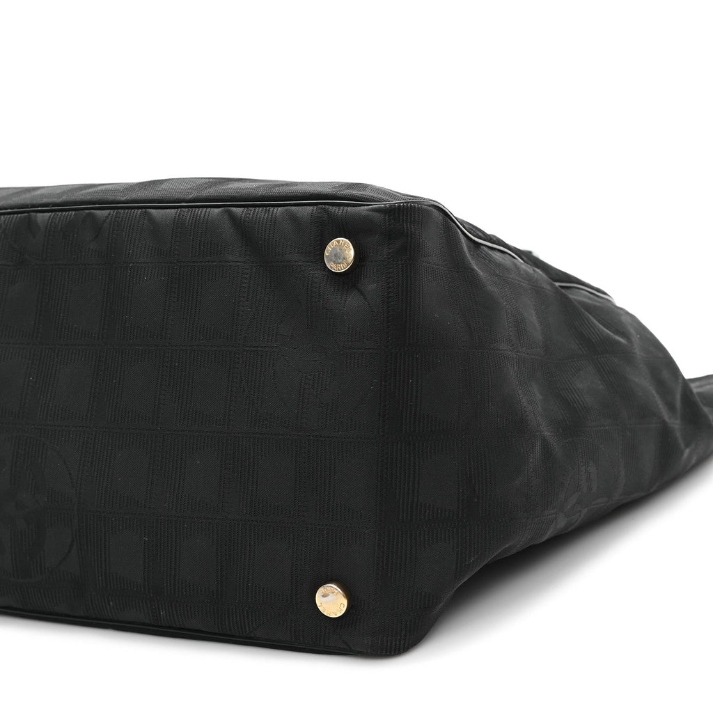 Nylon Medium Travel Tote Black