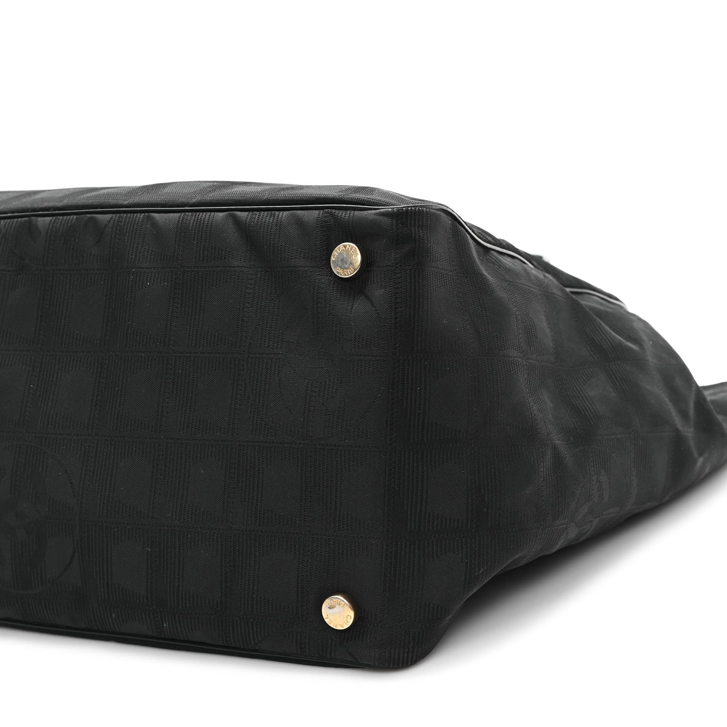 Nylon Medium Travel Tote Black