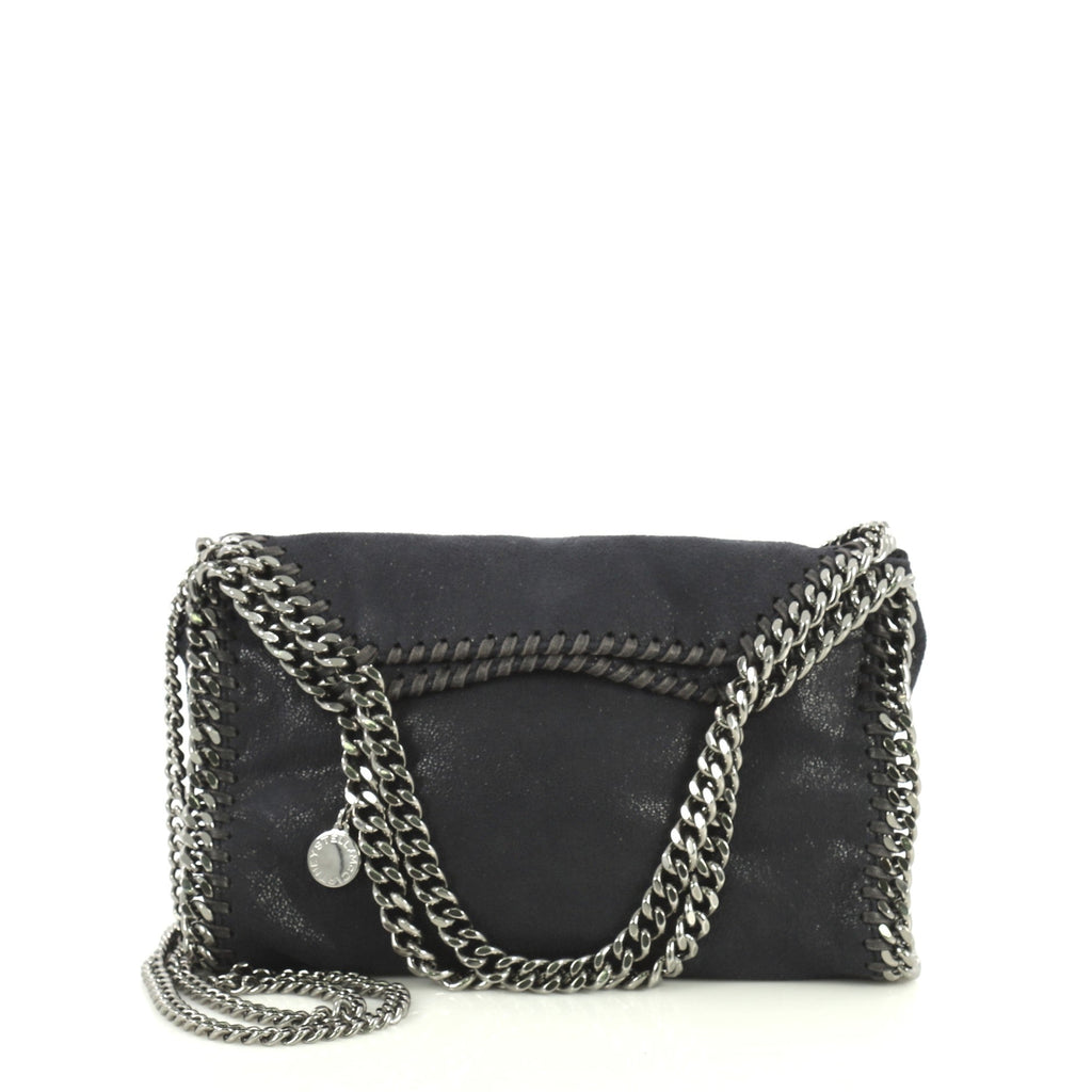 Falabella Fold Over Crossbody Bag Shaggy Deer Mini
