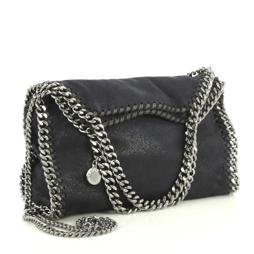 Falabella Fold Over Crossbody Bag Shaggy Deer Mini
