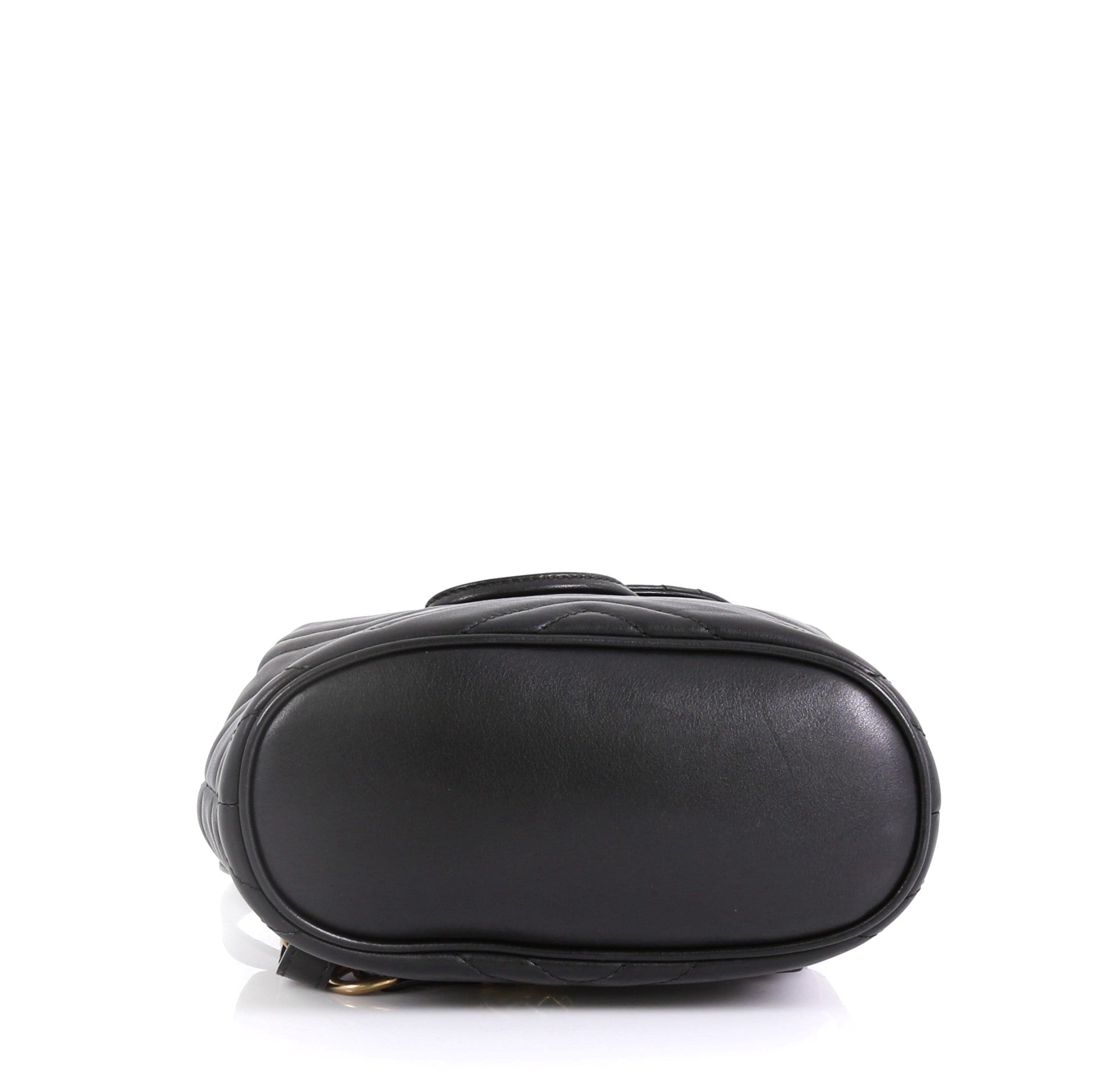 GG Marmont Drawstring Backpack Matelasse Leather Mini