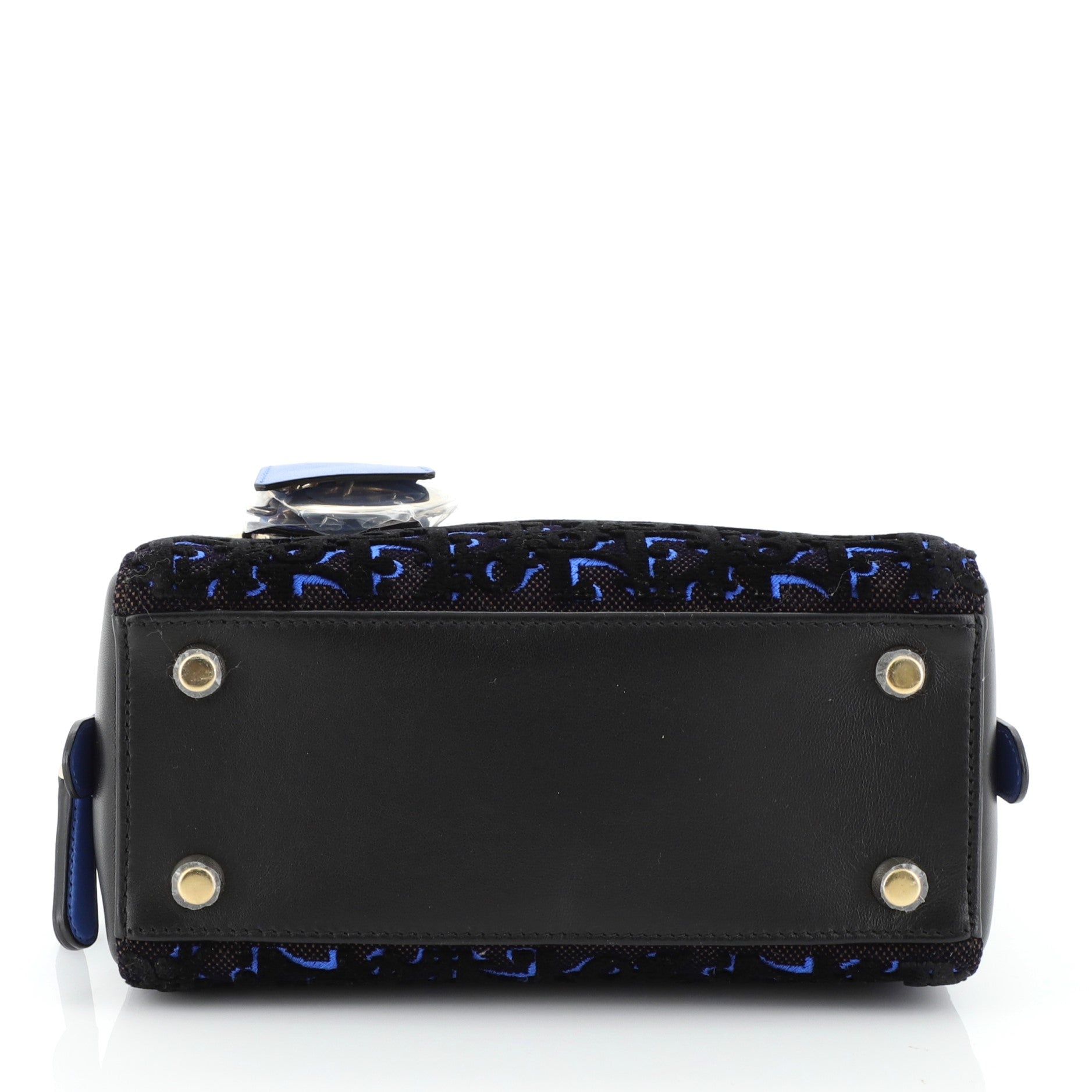 Lily Bowling Bag Oblique Velvet and Canvas Mini