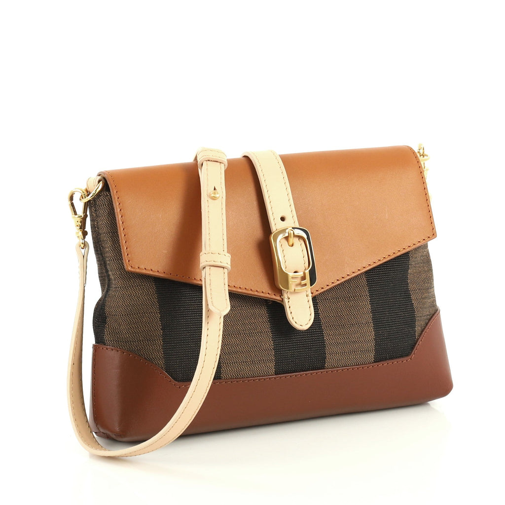 Pequin Crossbody Bag Canvas and Leather Mini
