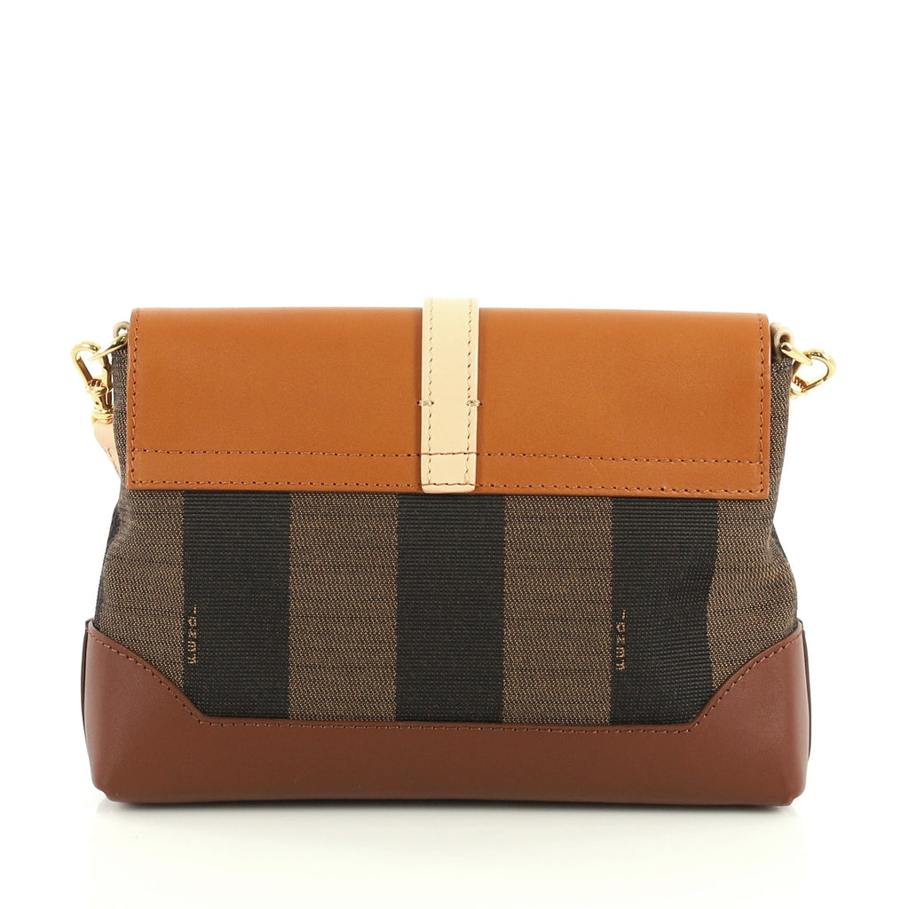 Pequin Crossbody Bag Canvas and Leather Mini