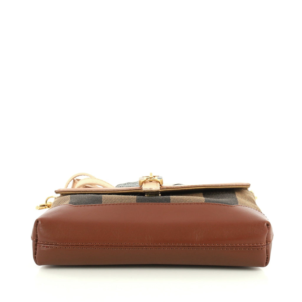 Pequin Crossbody Bag Canvas and Leather Mini