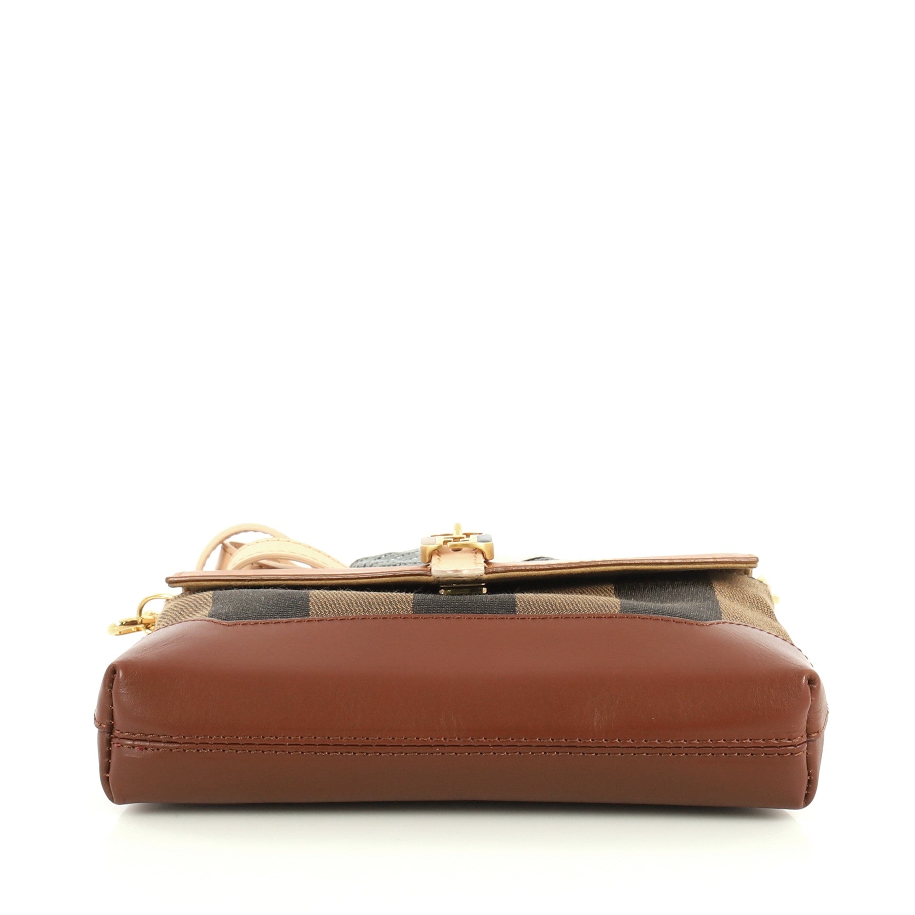 Pequin Crossbody Bag Canvas and Leather Mini