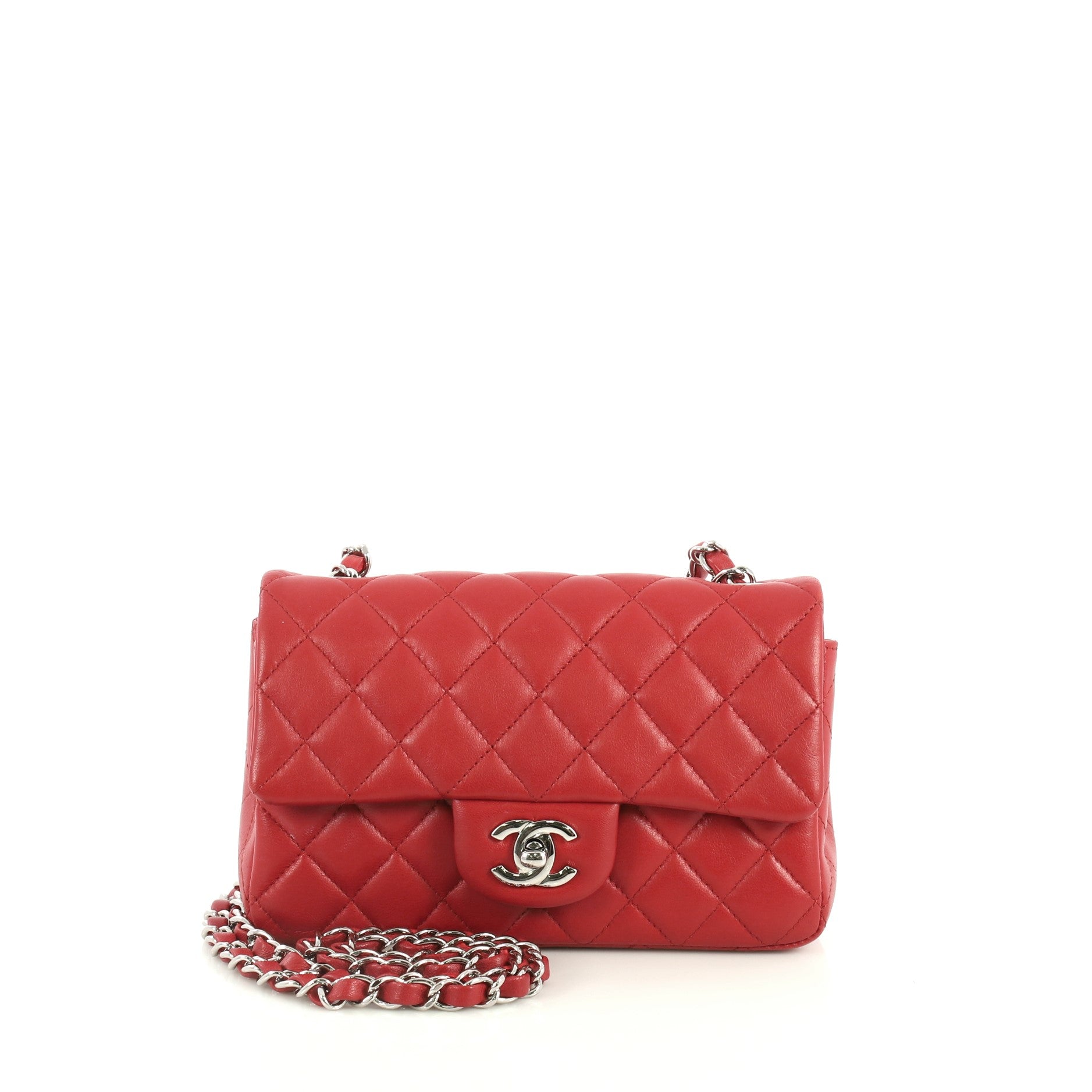 Classic Single Flap Bag Quilted Lambskin Mini