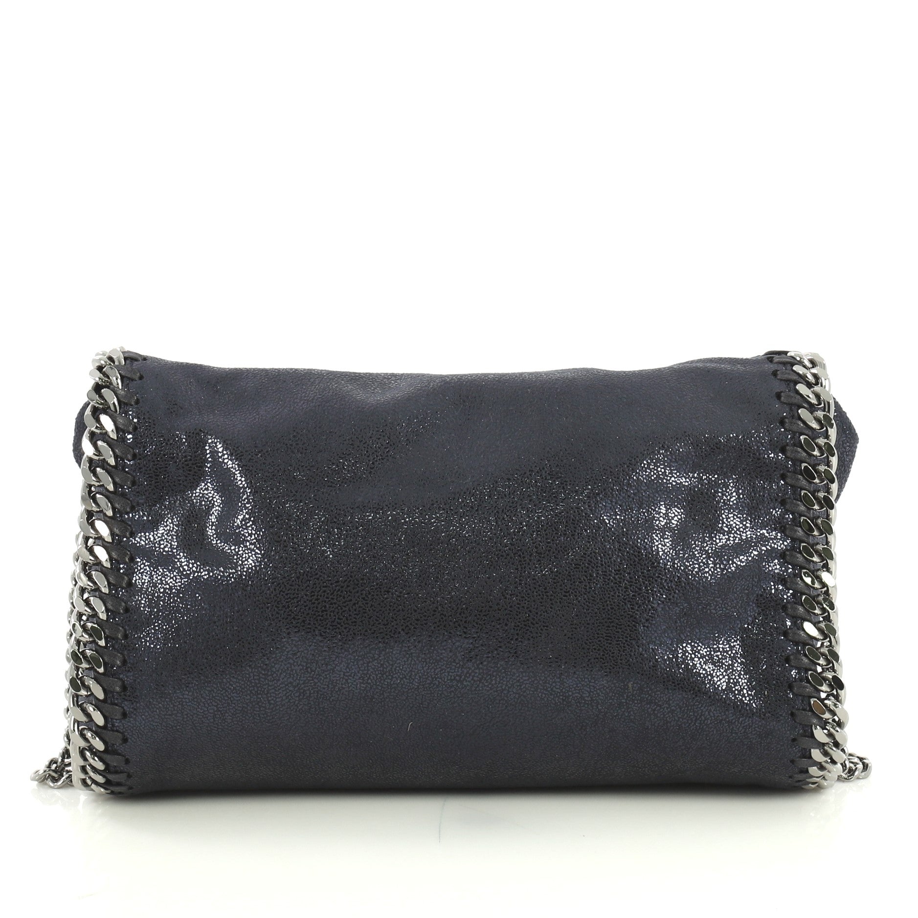Falabella Fold Over Crossbody Bag Studded Shaggy Deer Mini