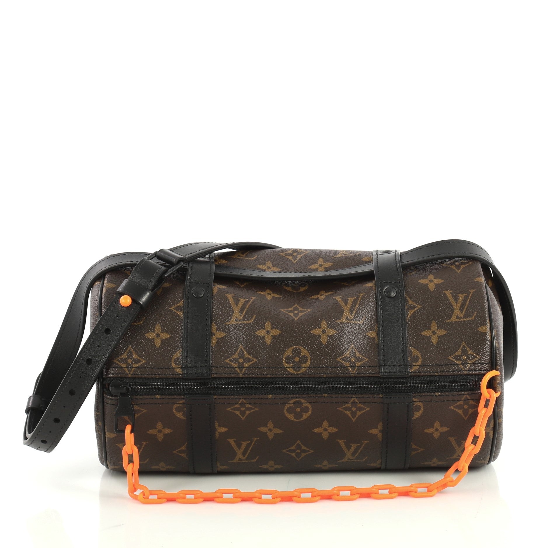 Solar Ray Papillon Messenger Monogram Canvas Mini