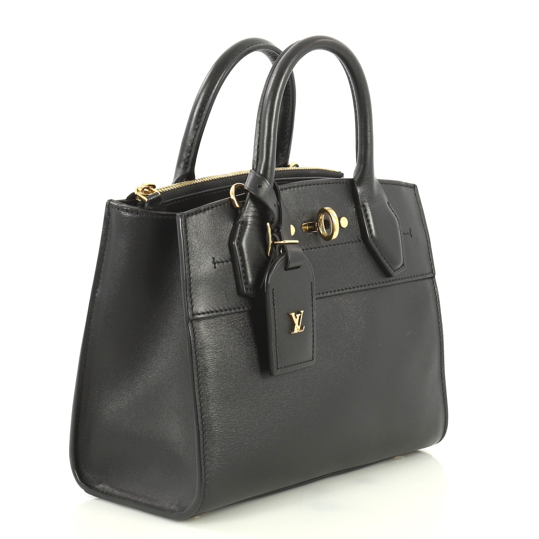 City Steamer Handbag Leather Mini