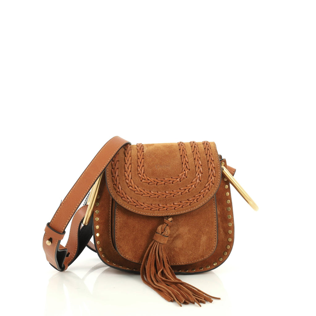 Hudson Handbag Whipstitch Suede Mini