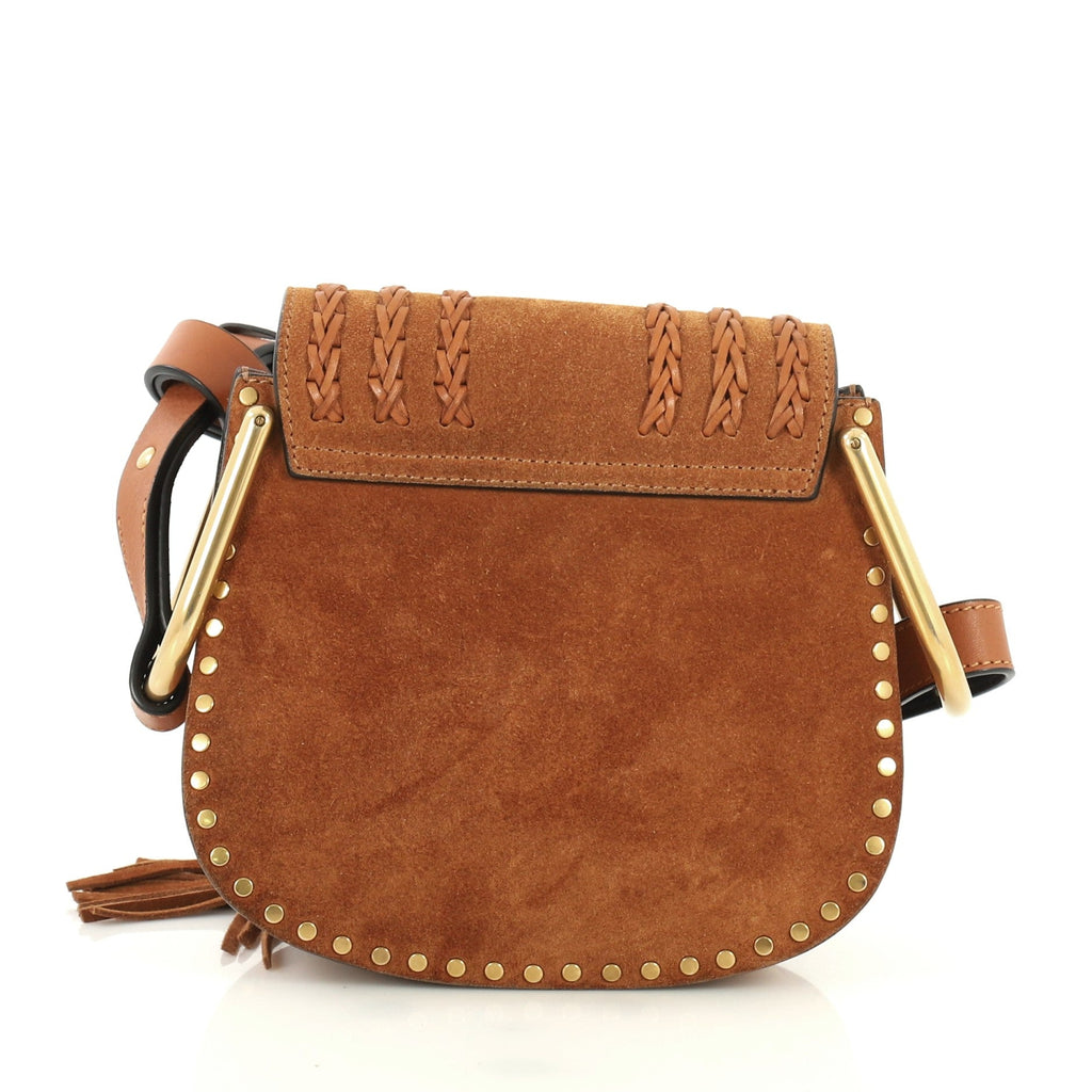 Hudson Handbag Whipstitch Suede Mini