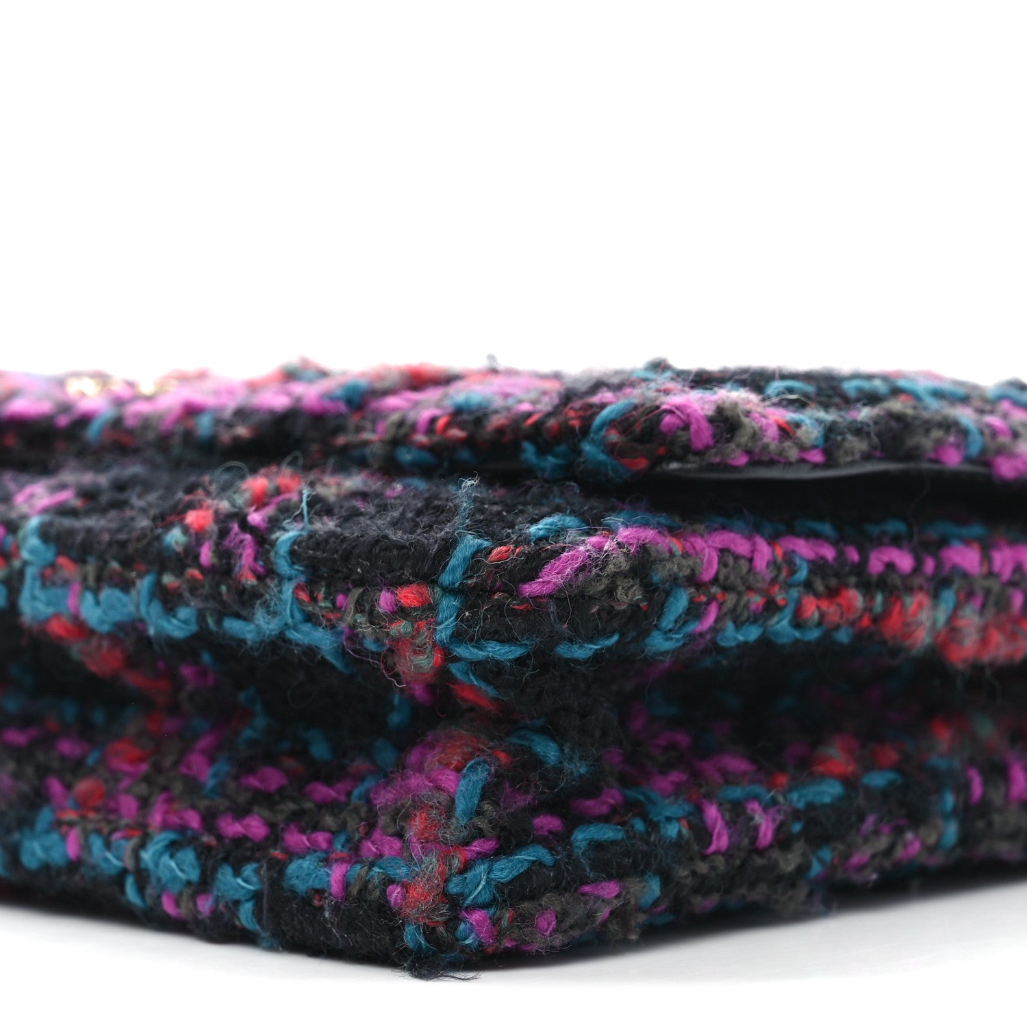 Tweed Quilted Chanel 19 Wallet On Chain WOC Black Pink Blue