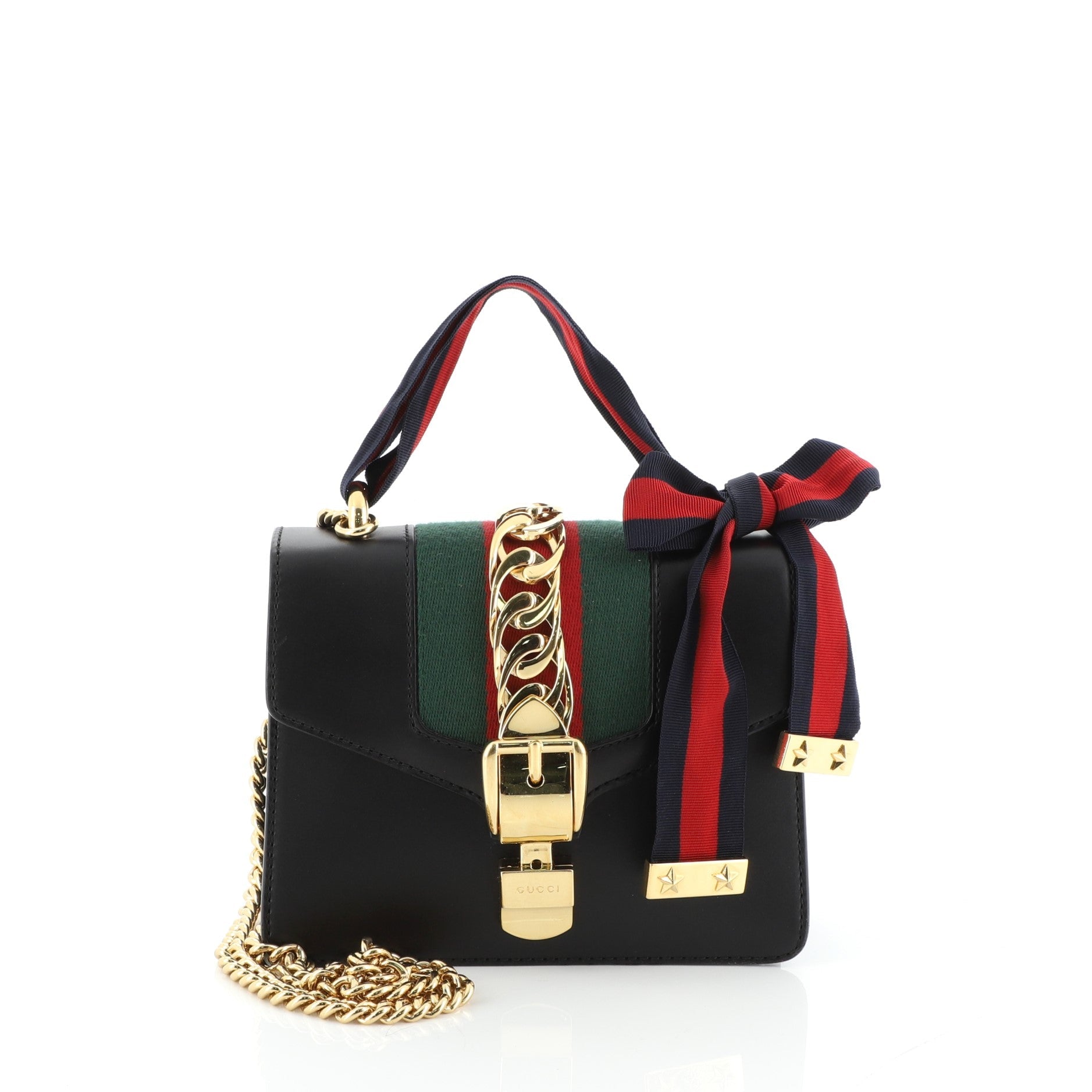 Sylvie Chain Shoulder Bag Leather Mini