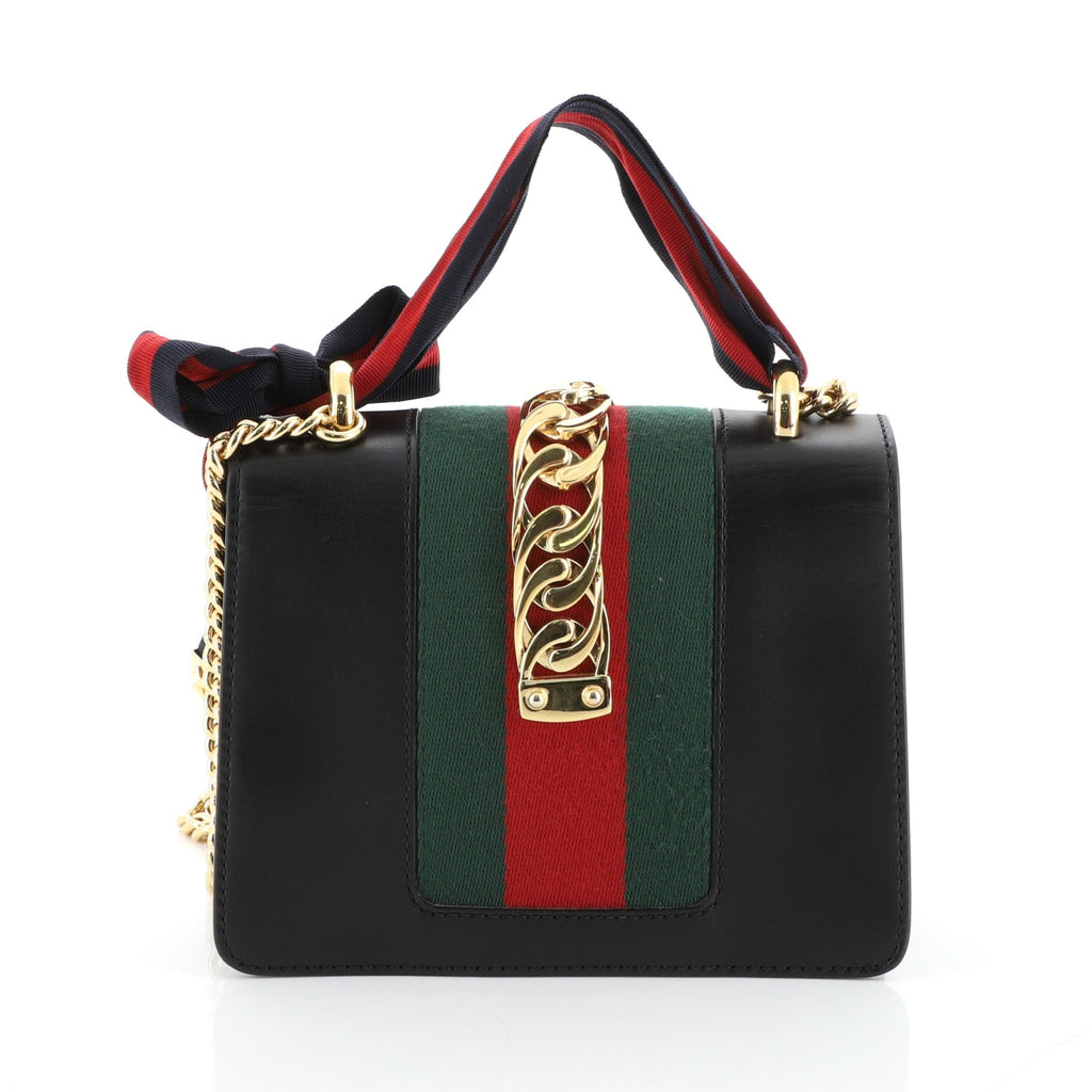Sylvie Chain Shoulder Bag Leather Mini