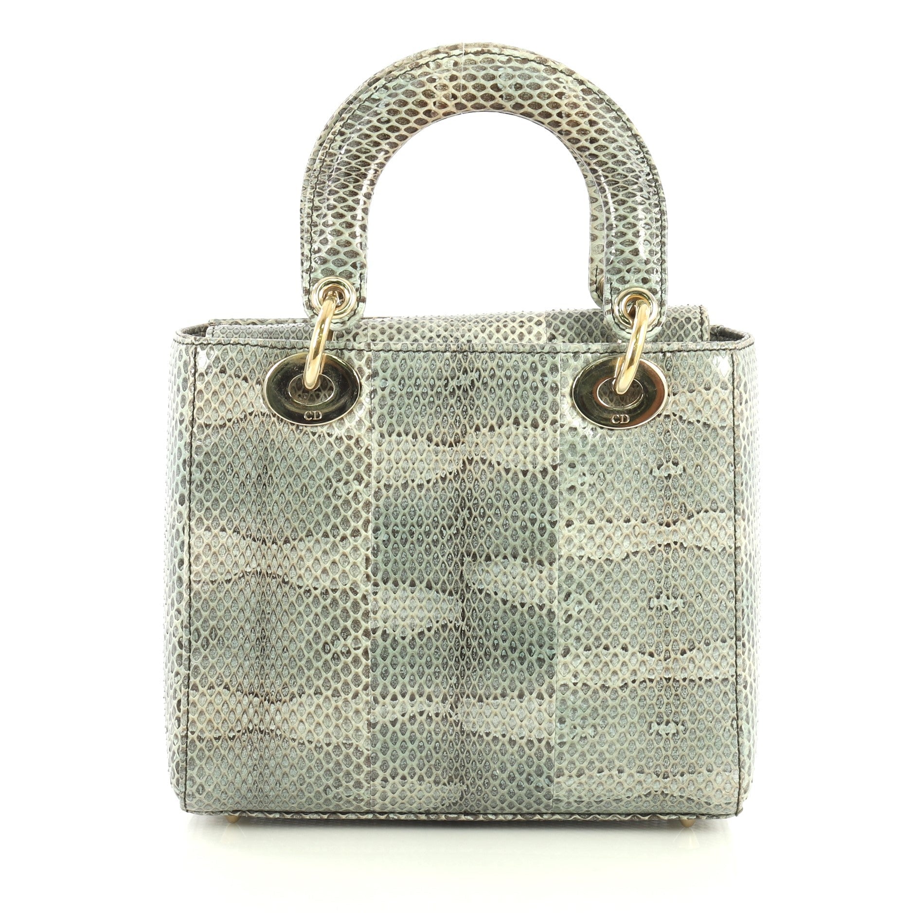 Lady Dior Handbag Python Mini