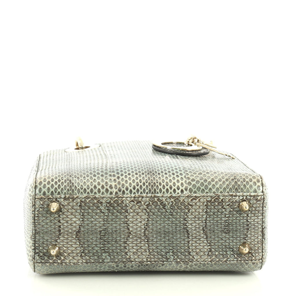 Lady Dior Handbag Python Mini