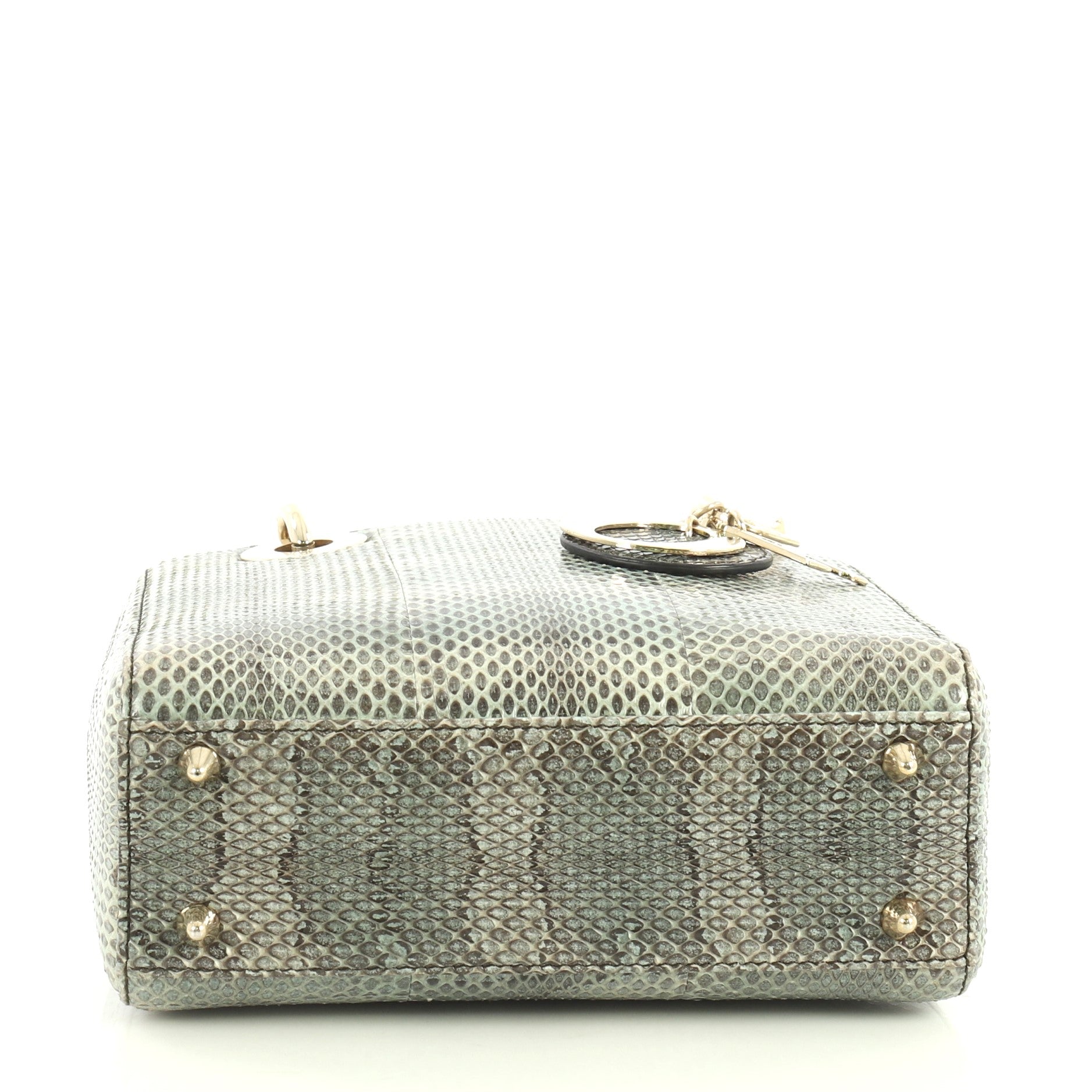 Lady Dior Handbag Python Mini
