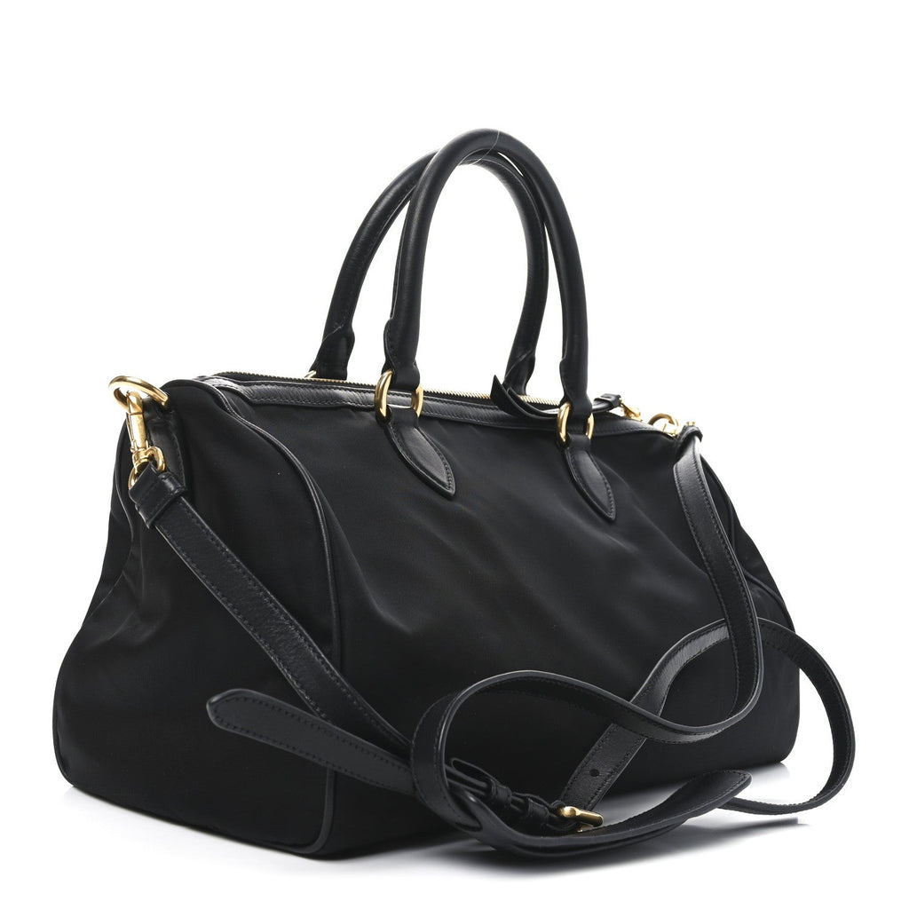 Tessuto Nylon Soft Calf Bauletto Black