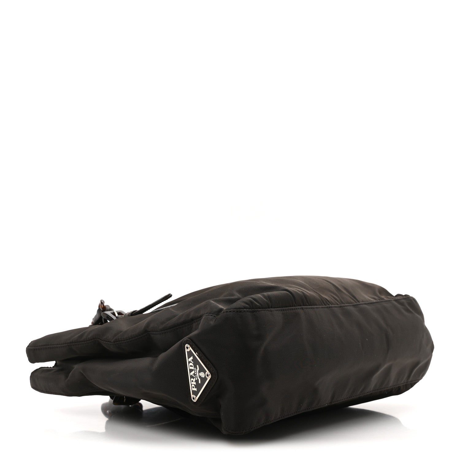 Tessuto Nylon Bacheli Shoulder Bag Ebano