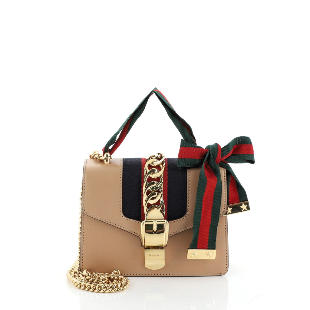 Sylvie Chain Shoulder Bag Leather Mini