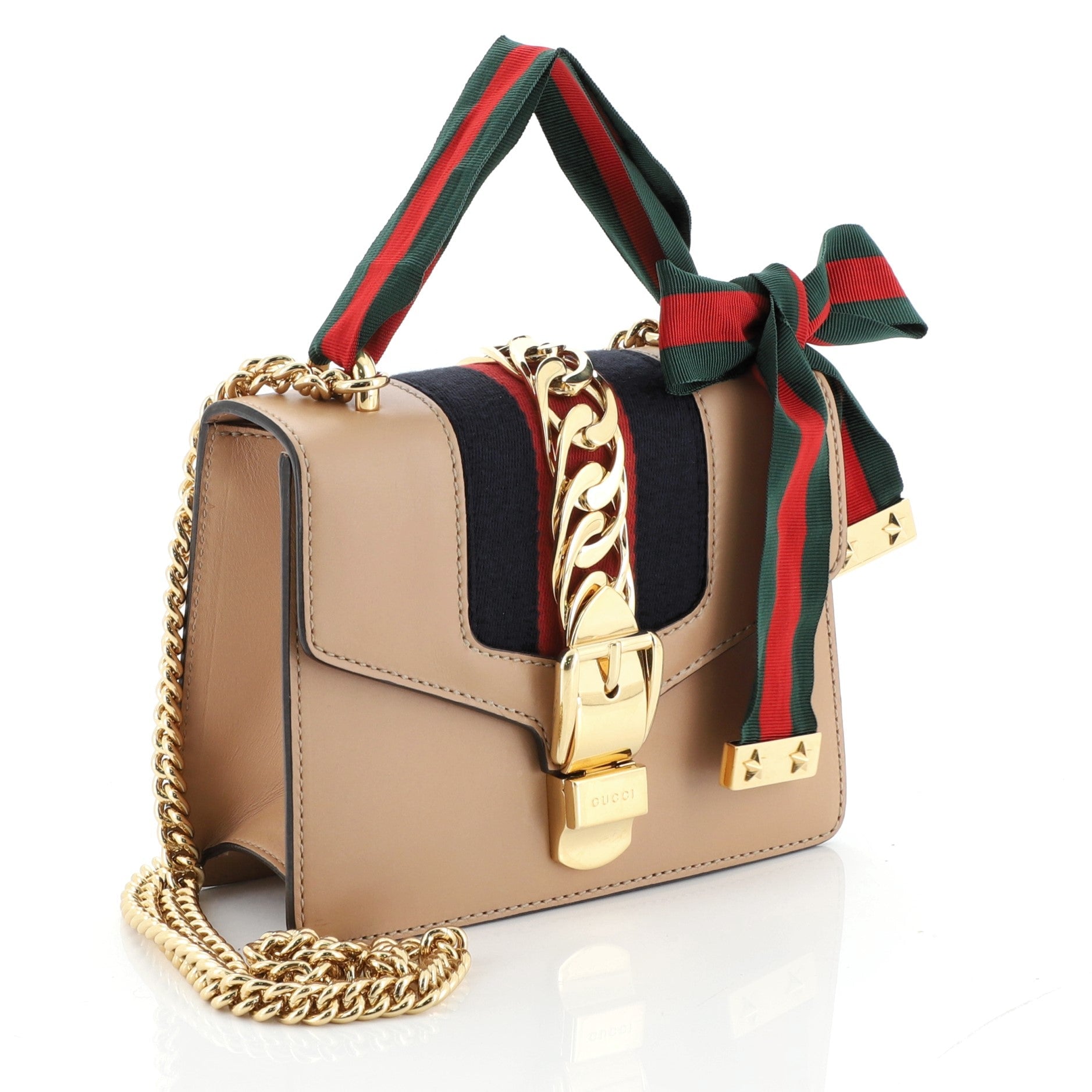 Sylvie Chain Shoulder Bag Leather Mini