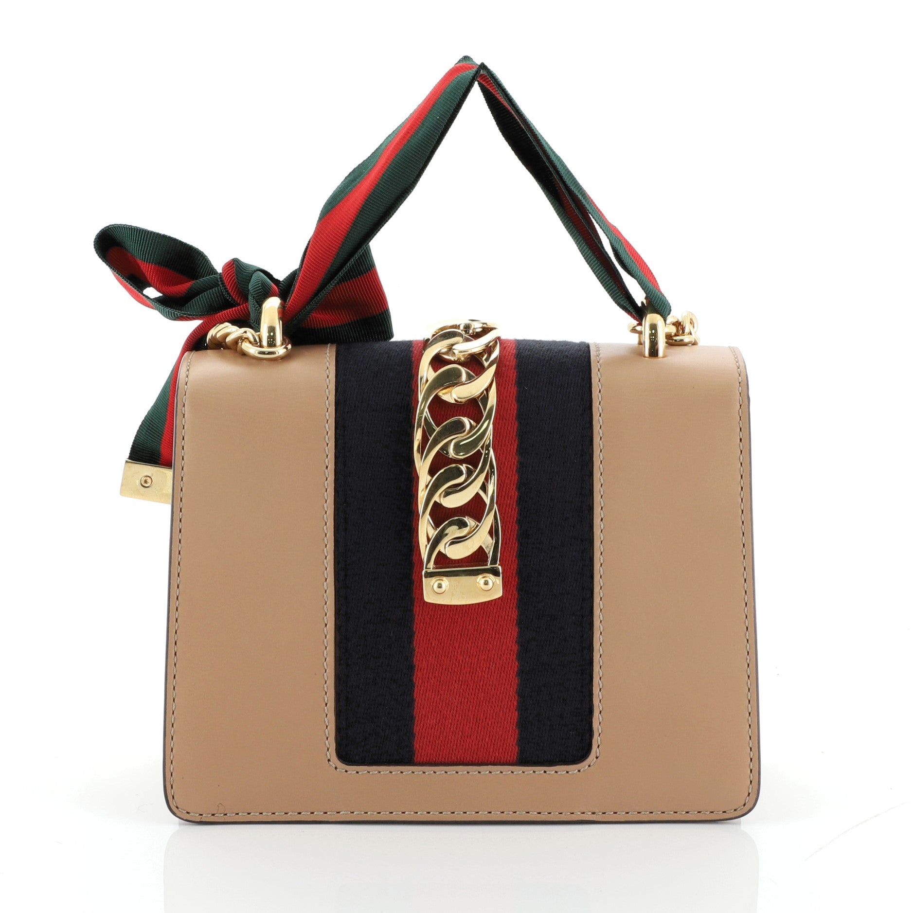 Sylvie Chain Shoulder Bag Leather Mini