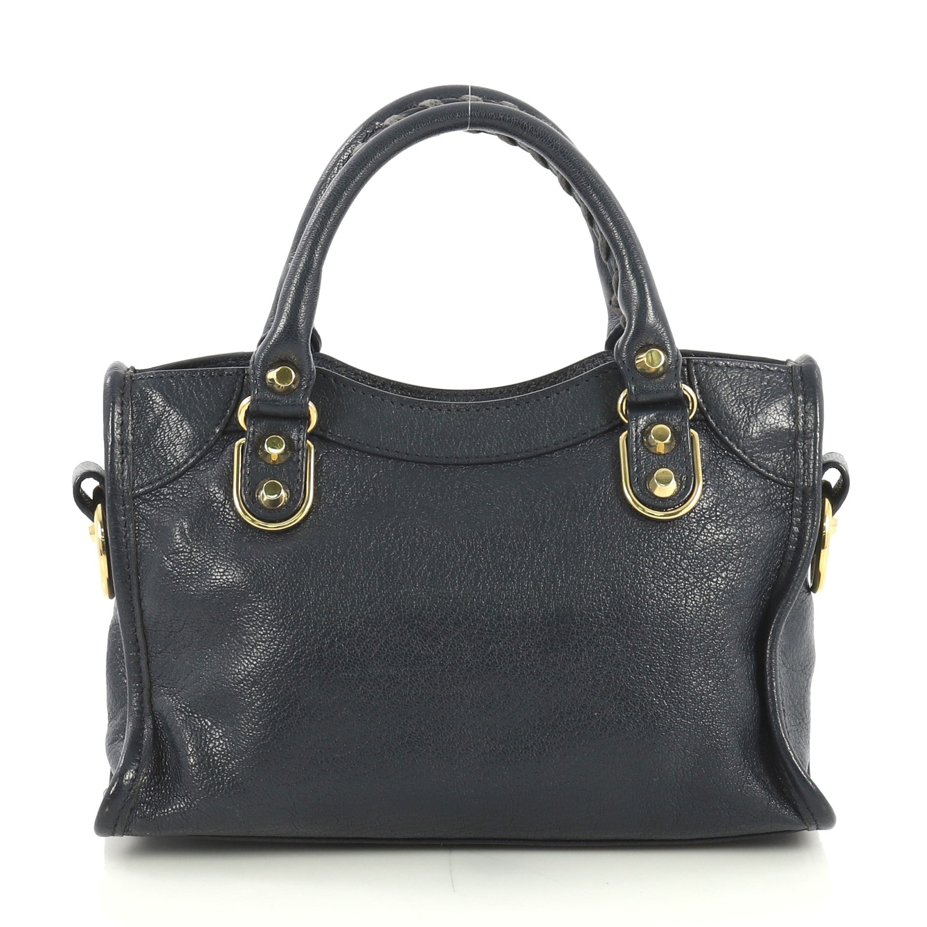 City Classic Metallic Edge Bag Leather Mini