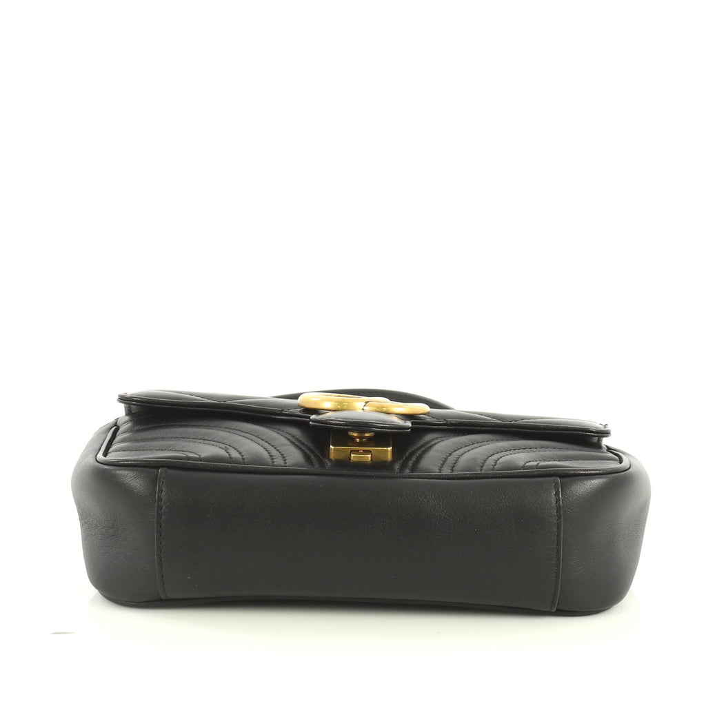 GG Marmont Flap Bag Matelasse Leather Mini