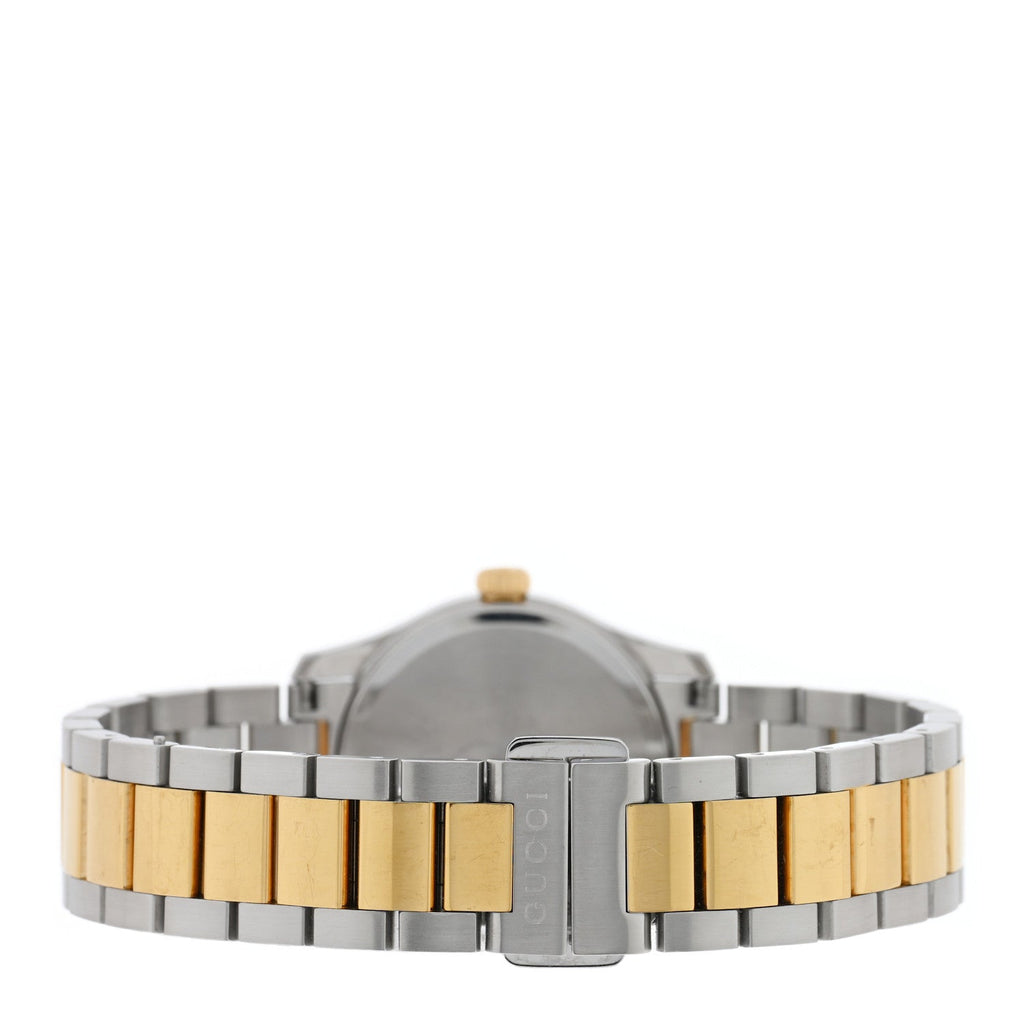 Stainless Steel Diamond 27mm G-Timeless Two Tone Cat Quartz Watch