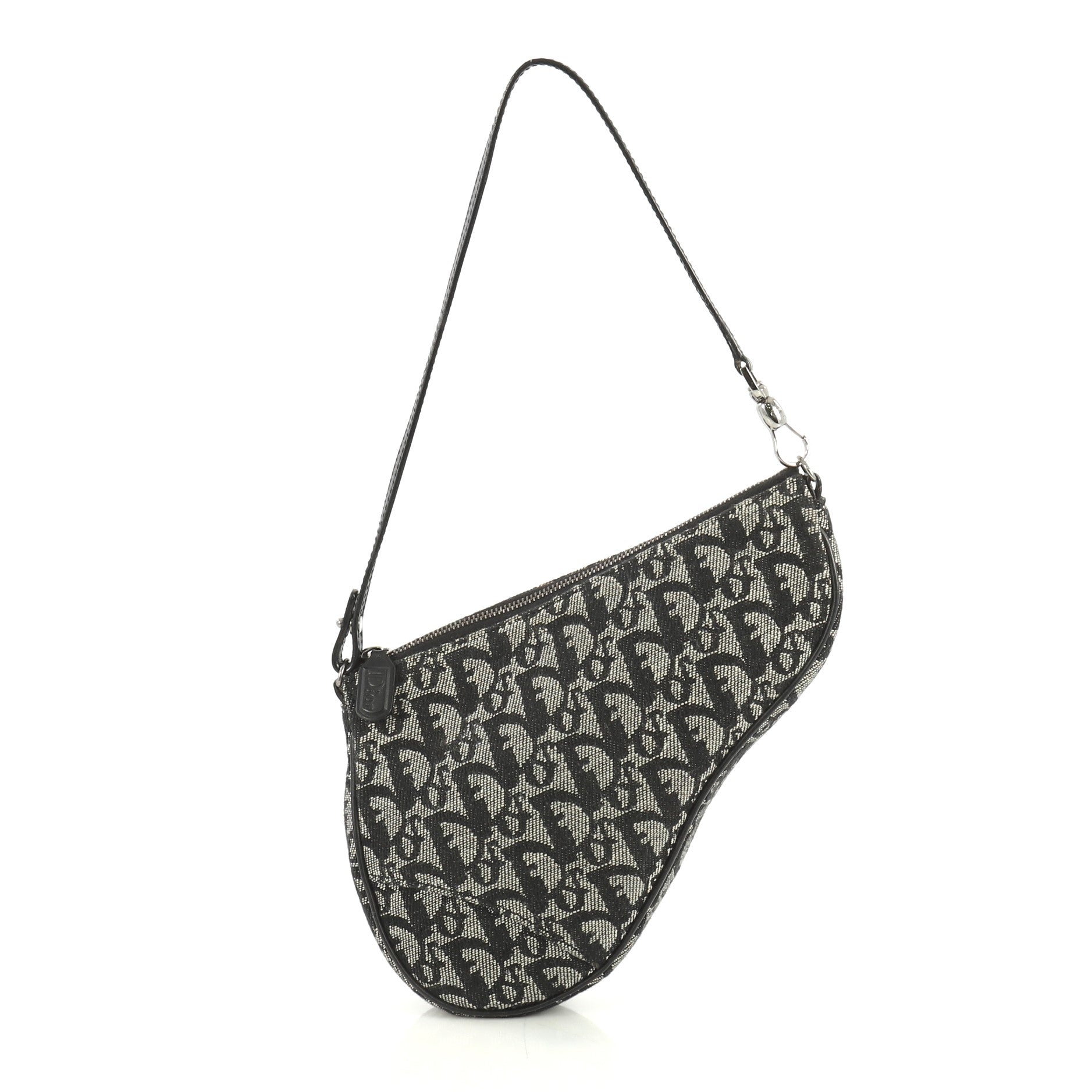 Vintage Saddle Bag Diorissimo Canvas Mini