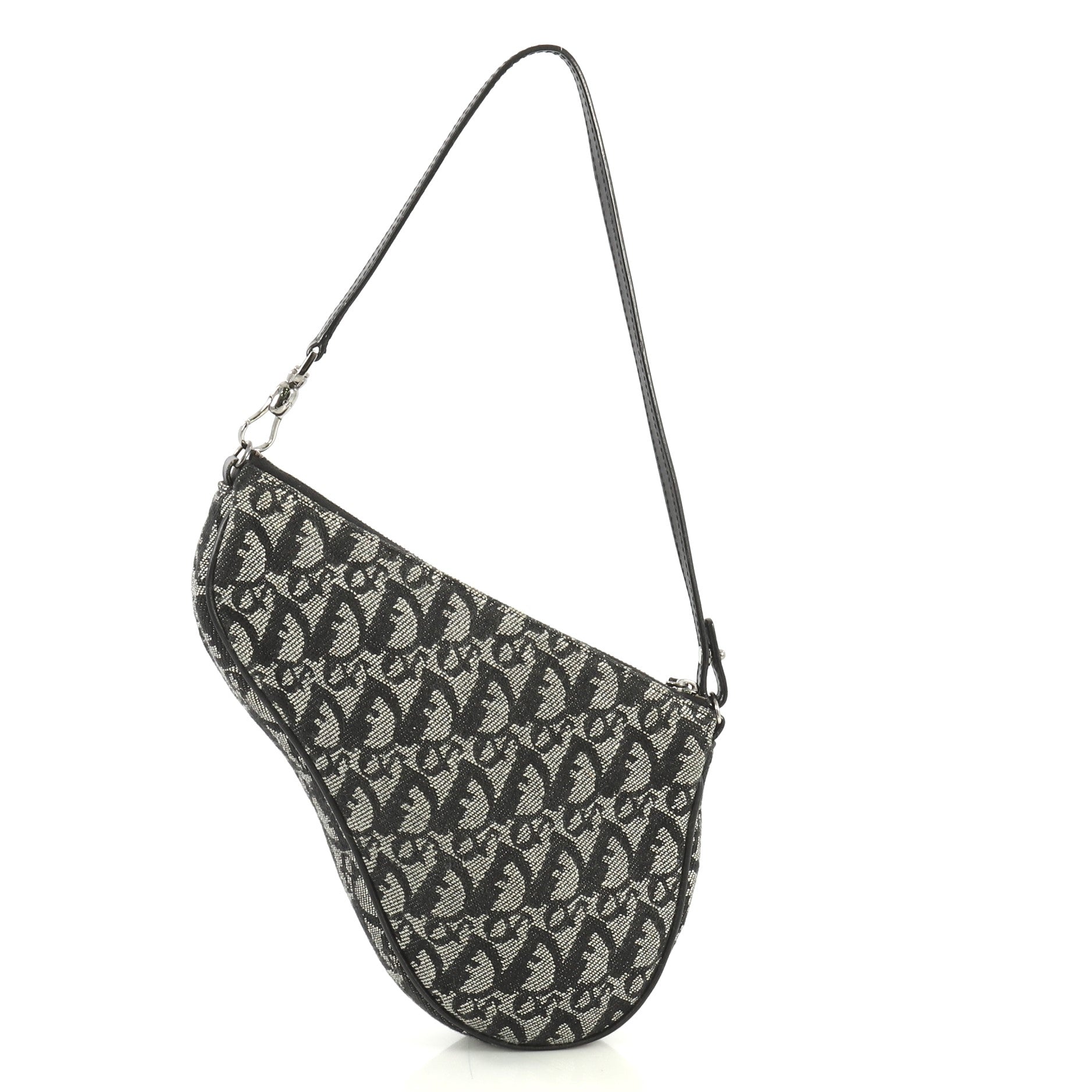 Vintage Saddle Bag Diorissimo Canvas Mini