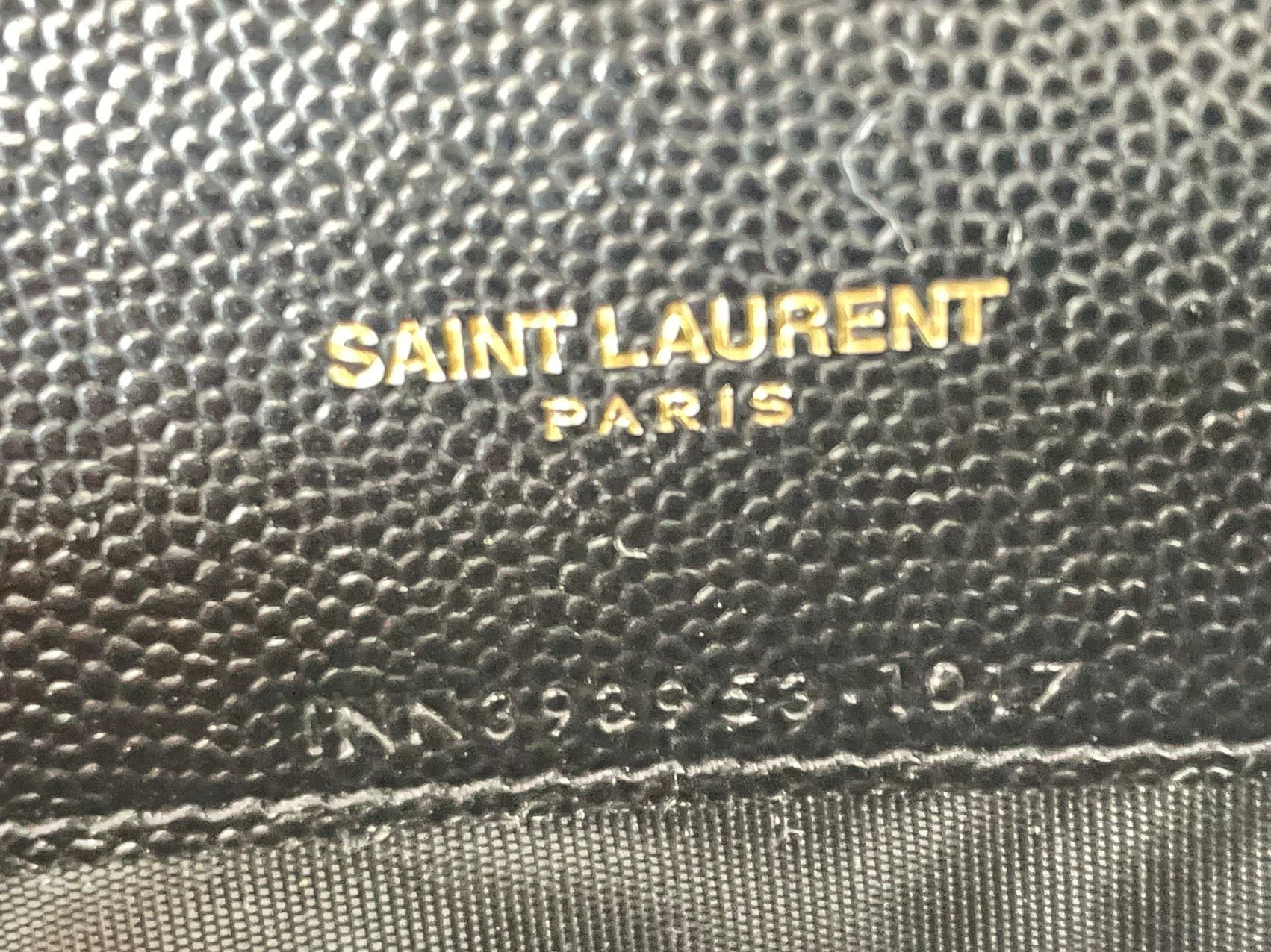 Saint Laurent YSL Chain Wallet Monogram Nero Wallet On A Chain bag