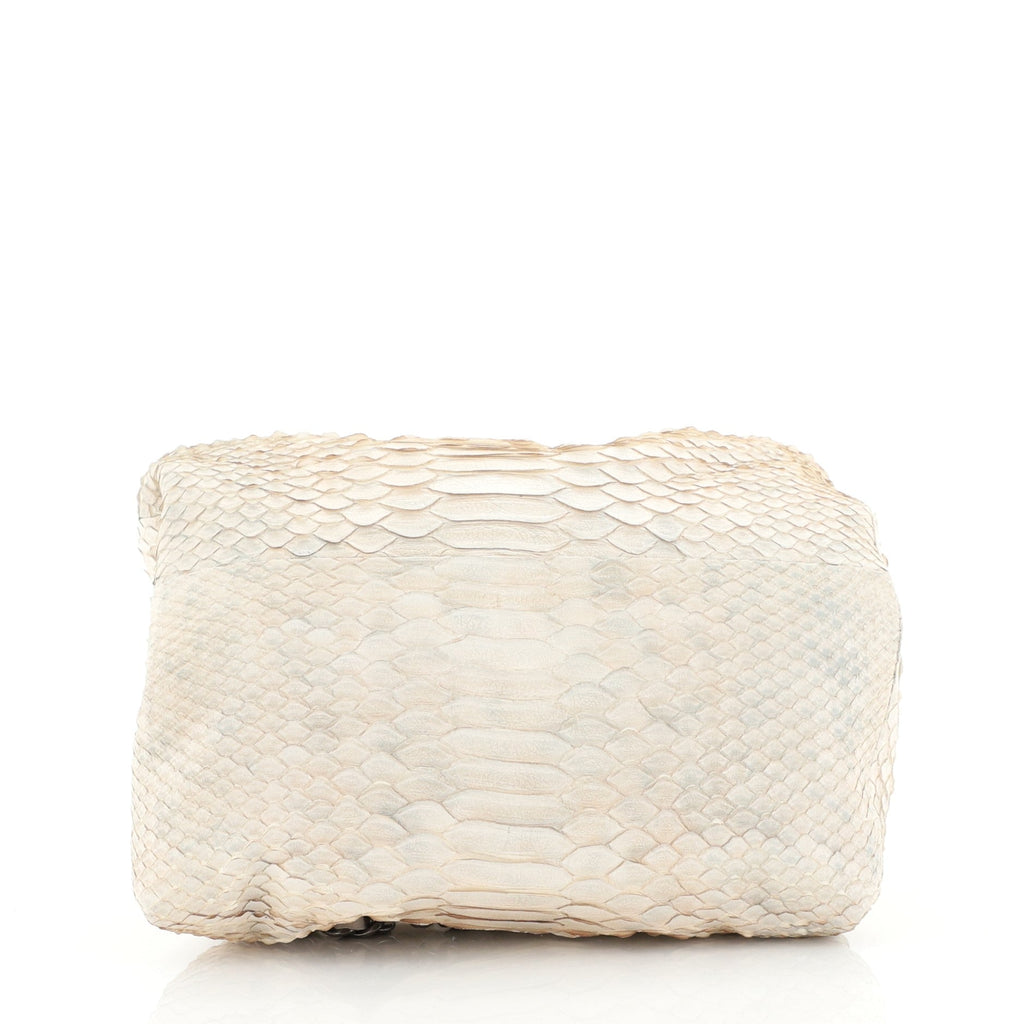 Chain Frame Clutch Python Mini