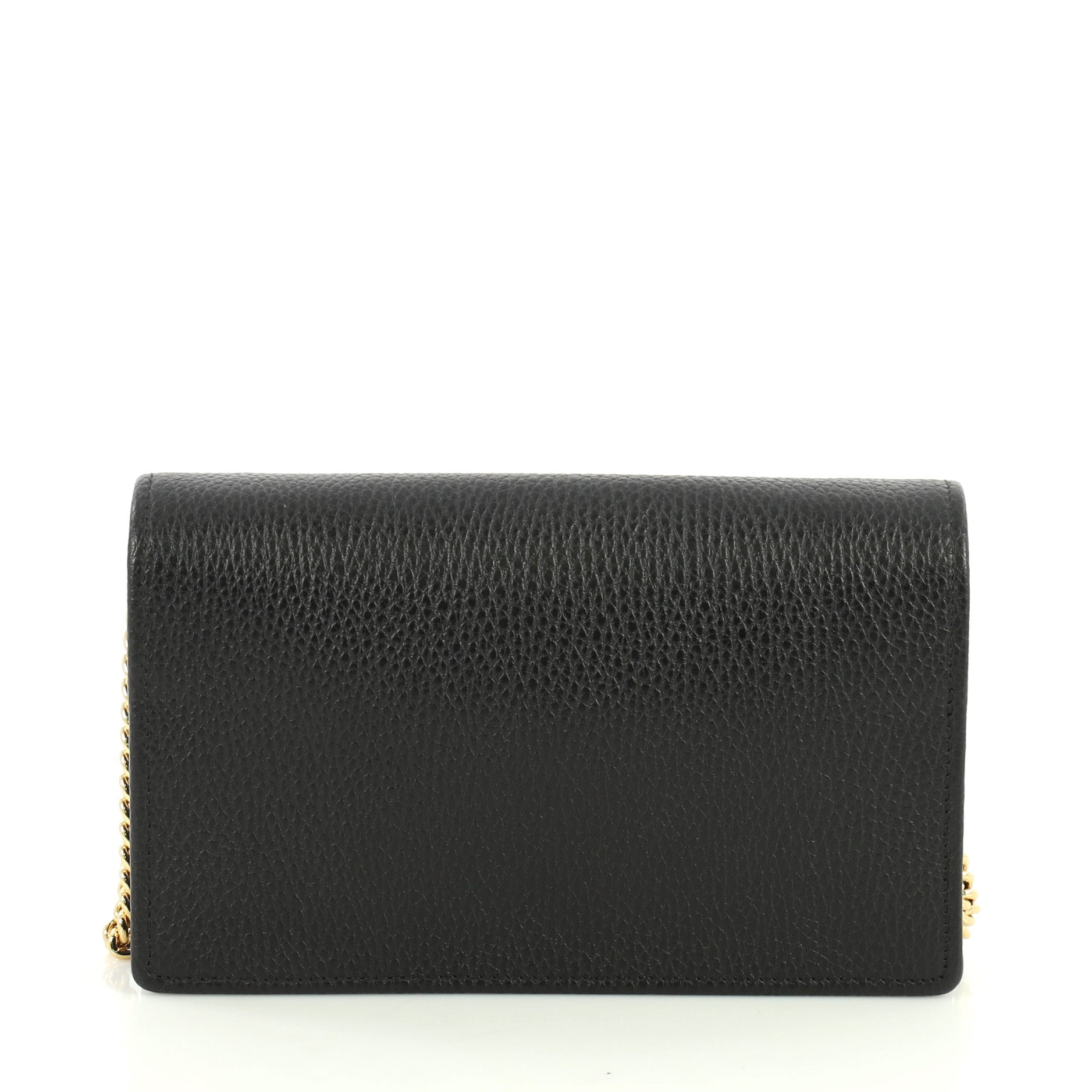 Petite GG Marmont Chain Wallet Leather Mini