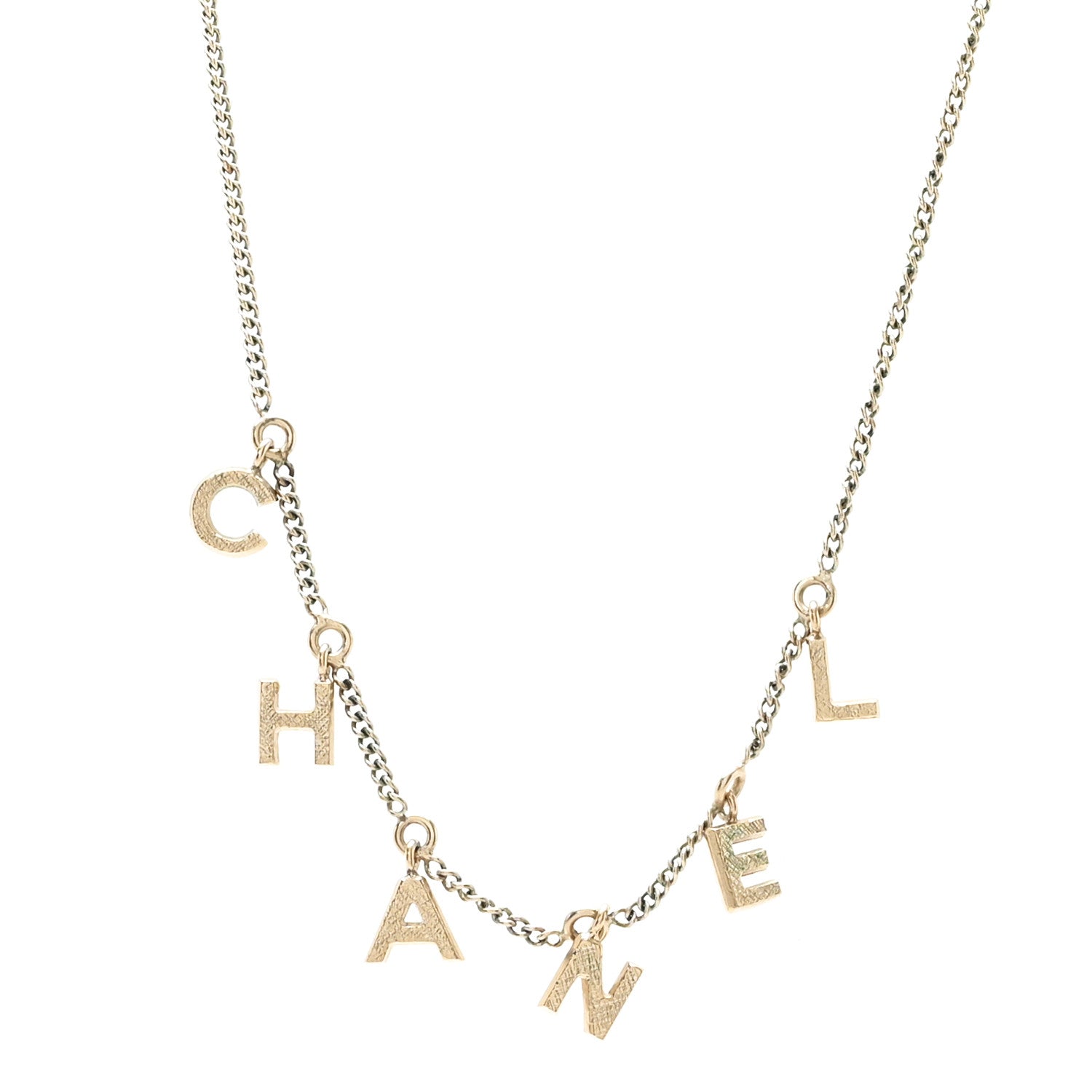 Logo Necklace Gold