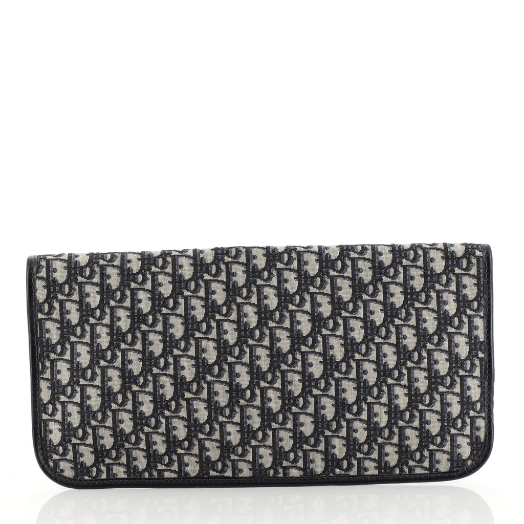 Fold Over Clutch Oblique Canvas